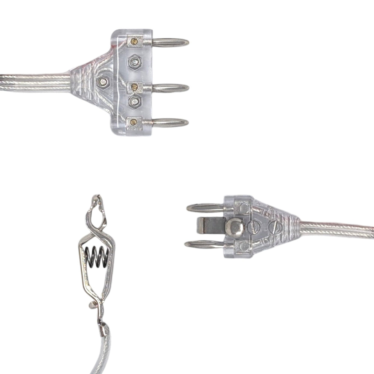 Fencing Club Fencing Foil/Saber Body Cord, Elite Series Bodywire, 2 Prong Cord, Clear Wire, Competition Approved (2 Pack)