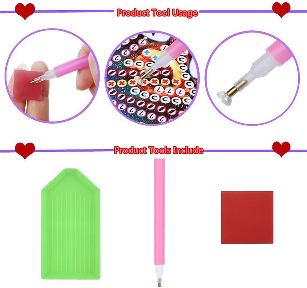 STGLCR DIY Welcome Wreath Acrylic Diamond Art Painting Kits Special Shaped Rhinestone Round Flower Bee Diamond Art Window Pendants Hanging Kits Mosaic Making Kits by Number Kits for Home Garden Wall