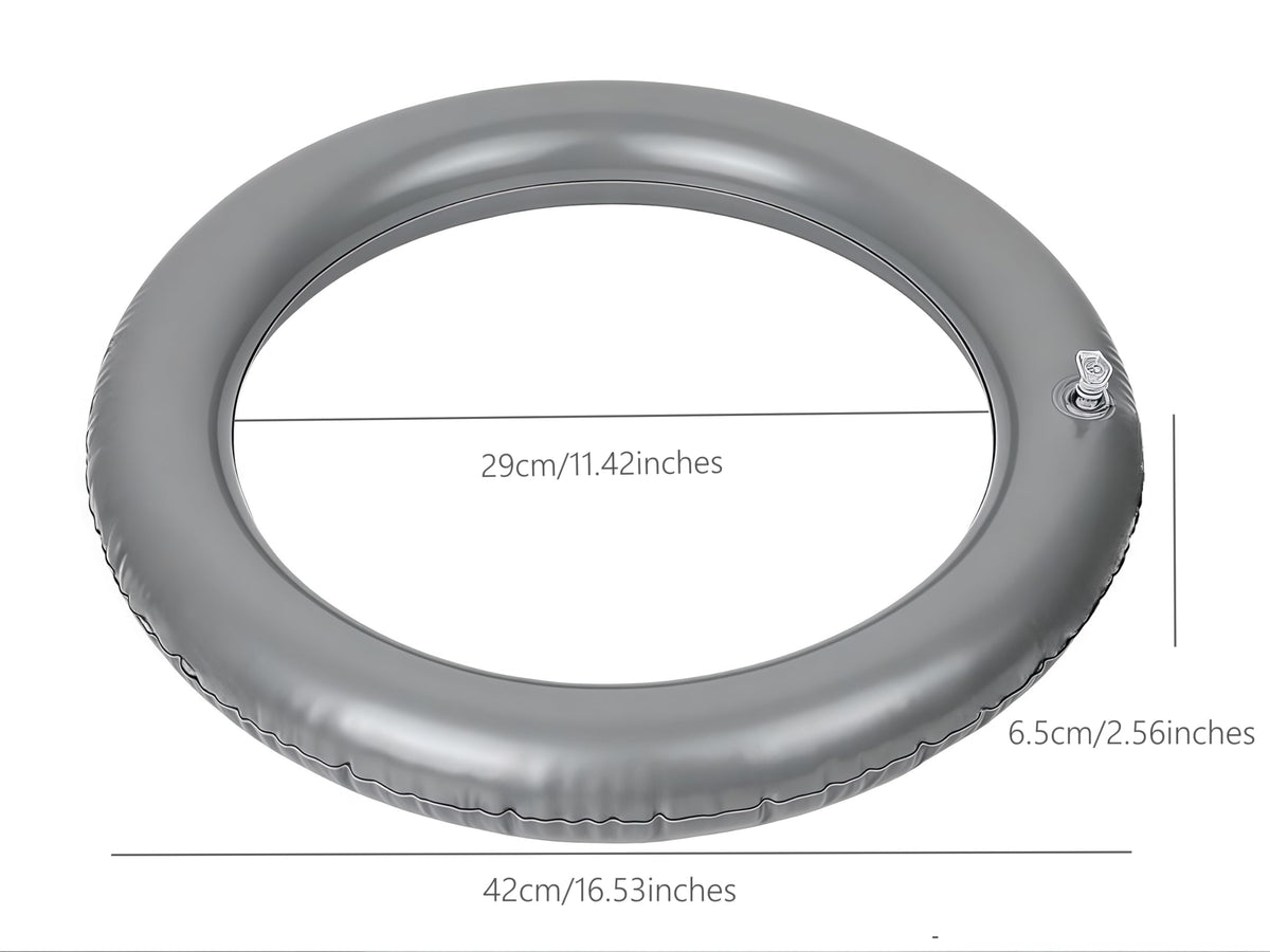 IRUZJZC Yoga Ball stabilizer Base with Anti Slip Ring - Used for Home Gyms and Offices, PVC Fitness Ball Holder with Anti Slip Stability and Enhanced Safety (Light Gray)