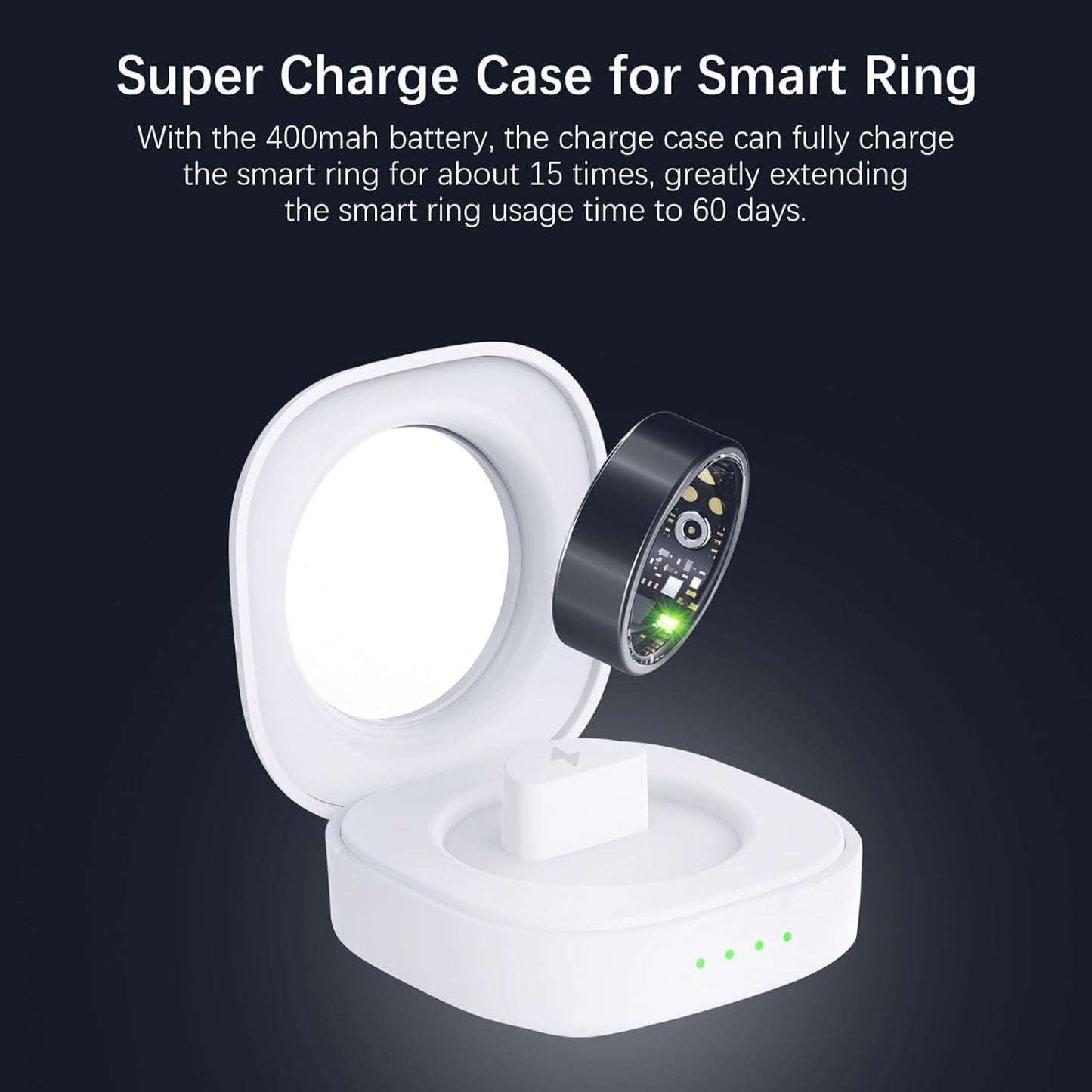 Smart Rings for Women Men, Fitness Ring with Heart Rate, Blood Oxygen, HRV, Stress, Sleep Tracker, Step Tracker, No Subscription Fee, lP68 Waterproof Smart Ring for iPhone & Android (Black 12#)