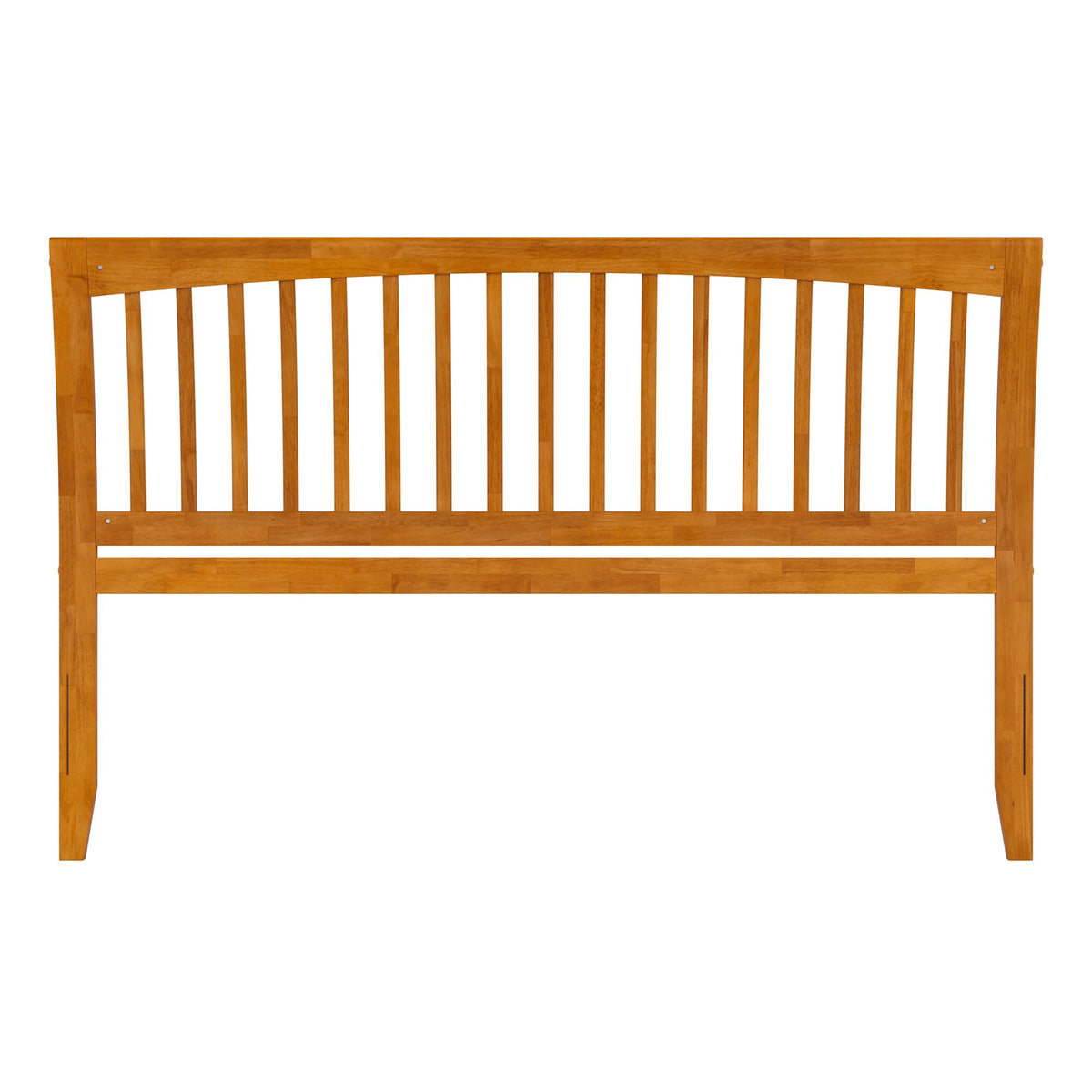 AFI, Orleans King Sleigh Solid Wood Slat Headboard, Light Toffee