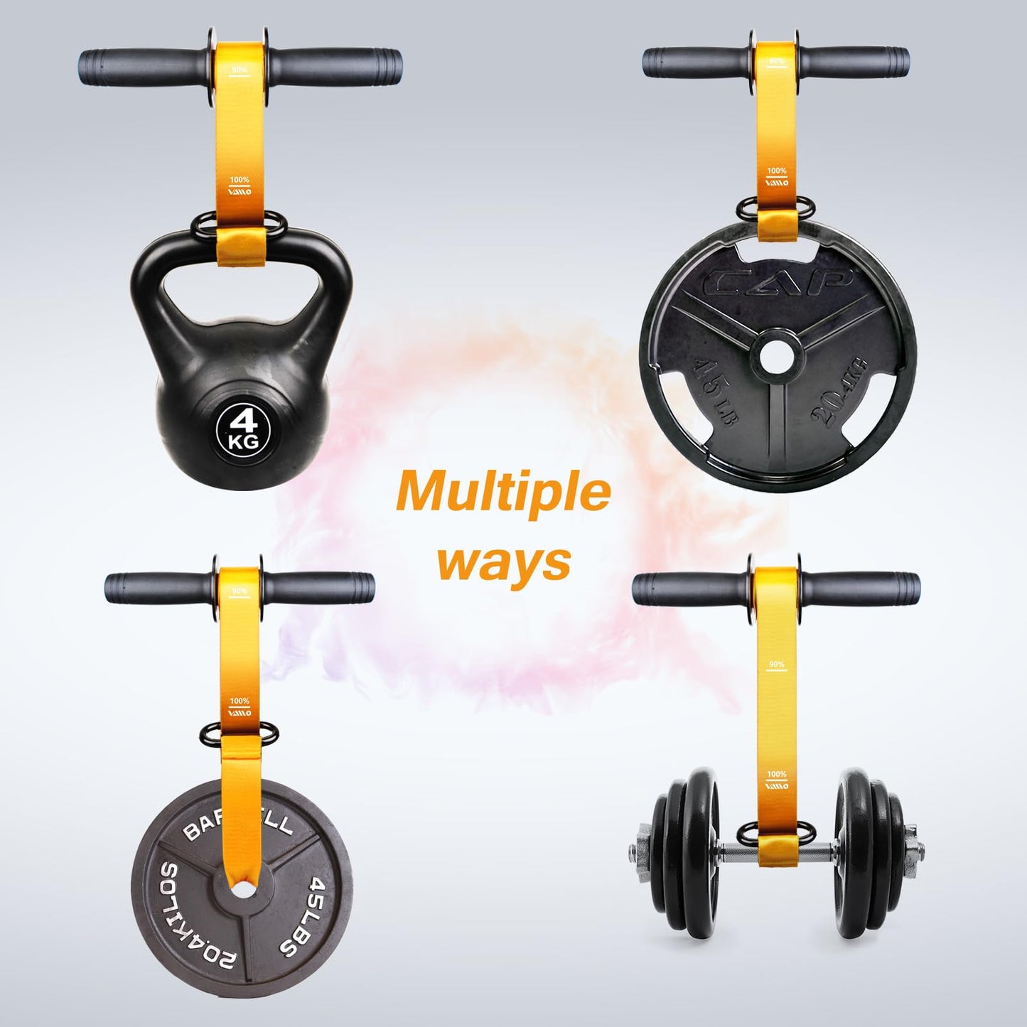 Forearm Strengthener and Wrist Roller with Quick Locking Mechanism - Durable PVC Anti-Slip Grip Handles - Perfect for Men and Women - Ideal for Hand, Wrist, and Forearm Strength Training