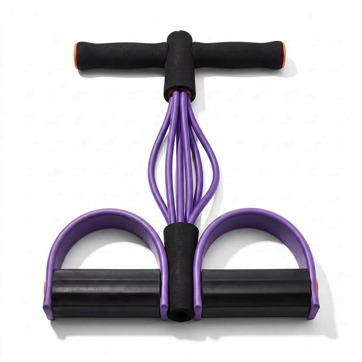 Upgraded Durable 6-Tube Pedal Resistance Strap with Handle, Natural Rubber Fitness Resistance Band, Multifunctional Exercise Band for Abdominal, Waist, Arm, and Leg Shaping Training
