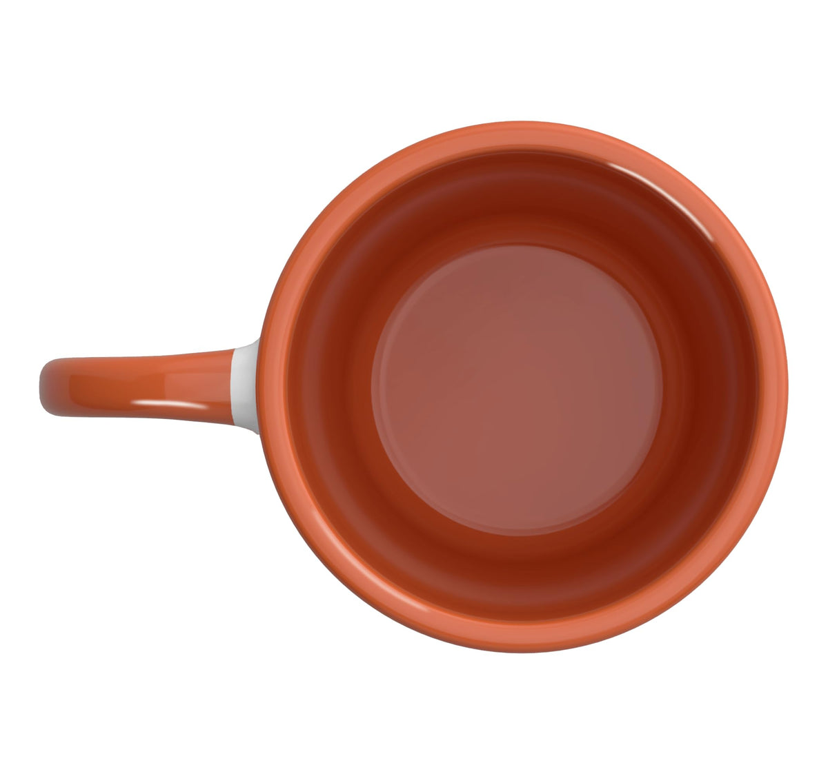 Skeleton Surfing Halloween Hawaii Hawaiian Men Women Surfer Ceramic Mug, Orange/White