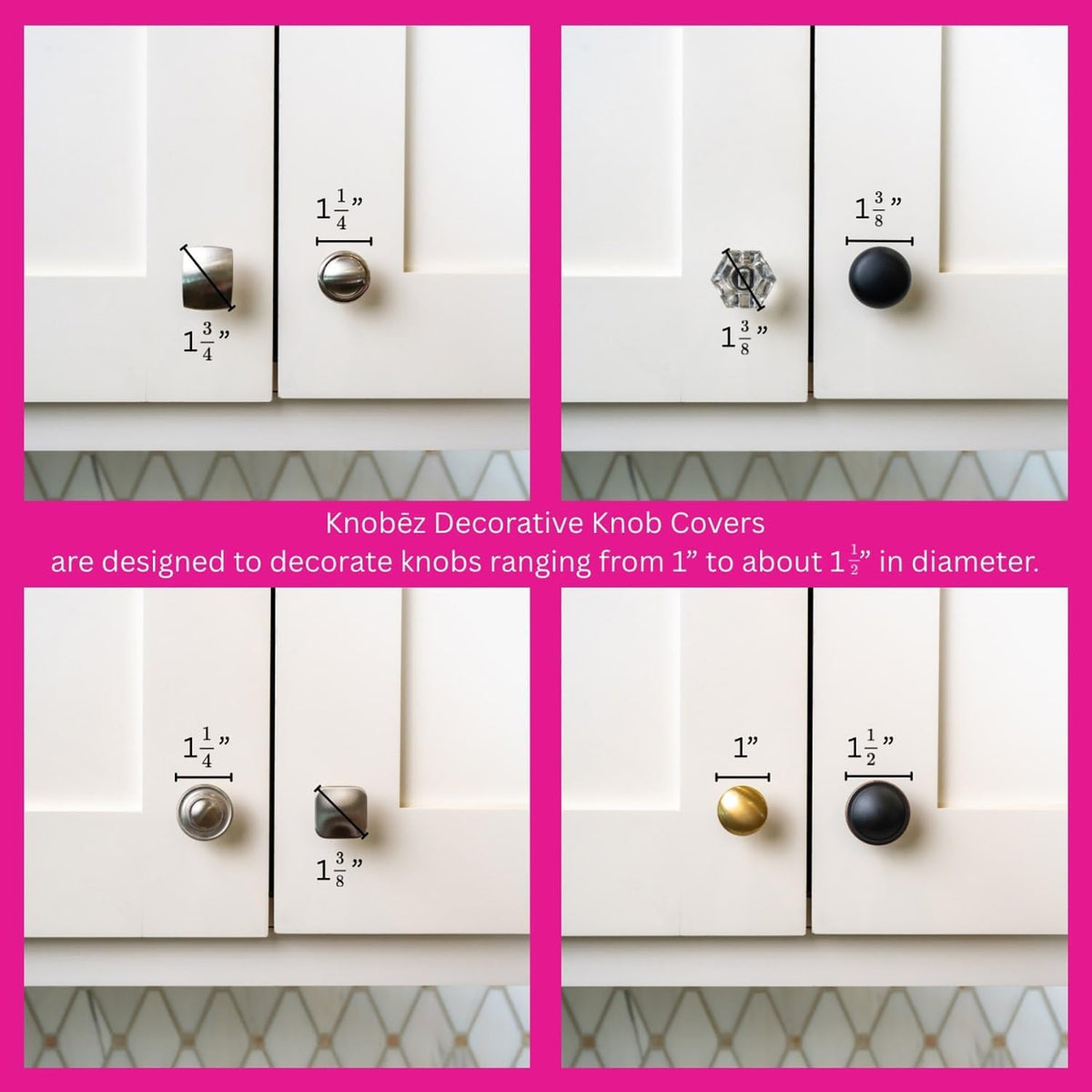 Knobēz 12pk Pumpkin Decorative Knob Covers - Autumn Cabinet Decorations