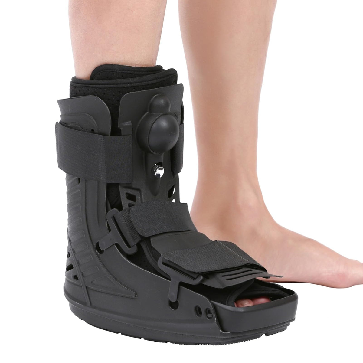 Mathgetin Air Cam Walker Boot, Short Inflatable Walking Boot Medical Recovery Orthopaedic Boots for Sprained Ankle, Broken Foot and Achilles Tendonitis (Large)