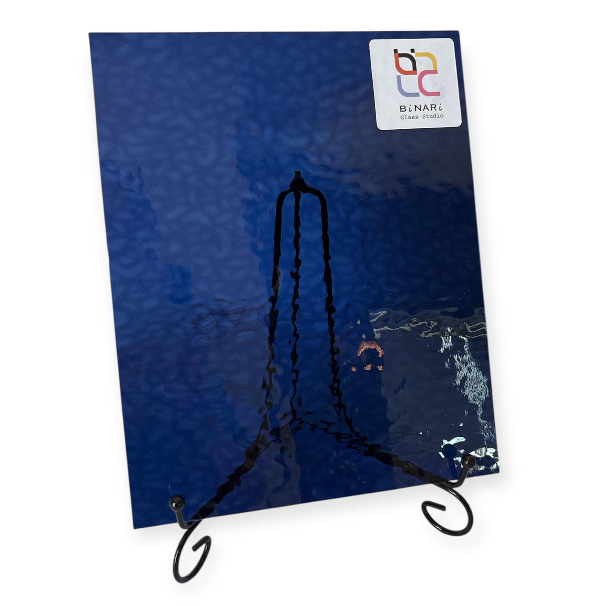 Wissmach Stained Glass Sheet : Midnight Blue English Muffle (8"x12"-1 Sheet) | Curated by BiNARi Glass