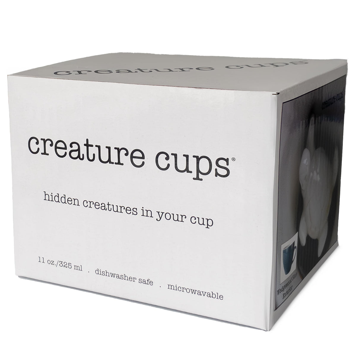 Creature Cups Skull - Ceramic Mug - Hidden 3D Creature Inside, Spooky Horror-Themed Coffee Cup