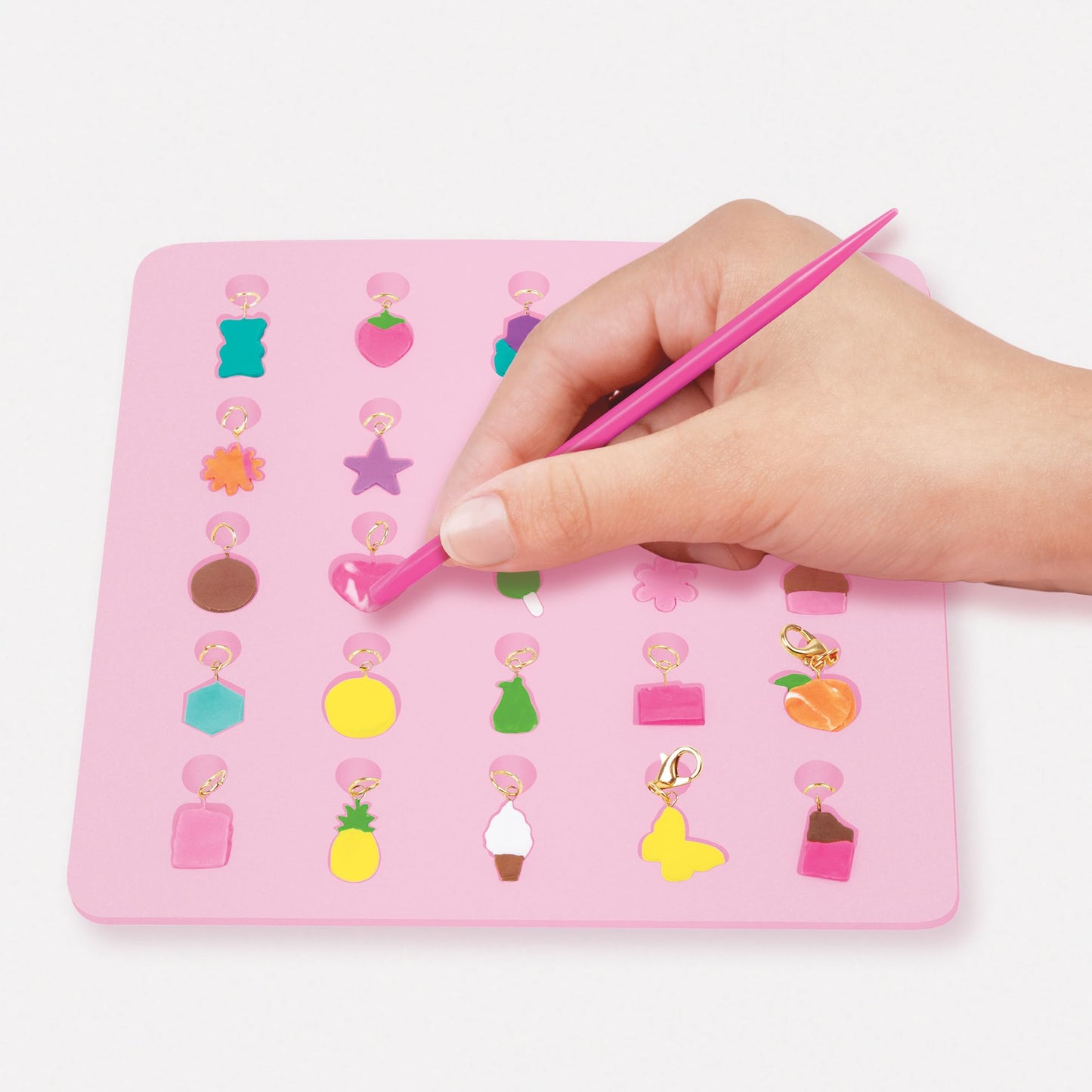 Make It Real:Clay Charm DIY Jewelry Kit - Make 30+ Clay No Bake Charms to Attach to Your Chain, Arts & Crafts, Girls & Kids Ages 8+