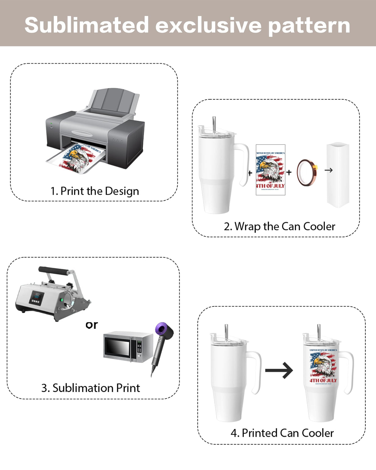 ZREGGUR 1pcs 20oz Sublimation Tumbler with Handle,Stainless Steel Tumbler with Lid and Straw &Brush Double Wall Vacuum Reusable Sports Water Bottle with Handle Travel Coffee Mug