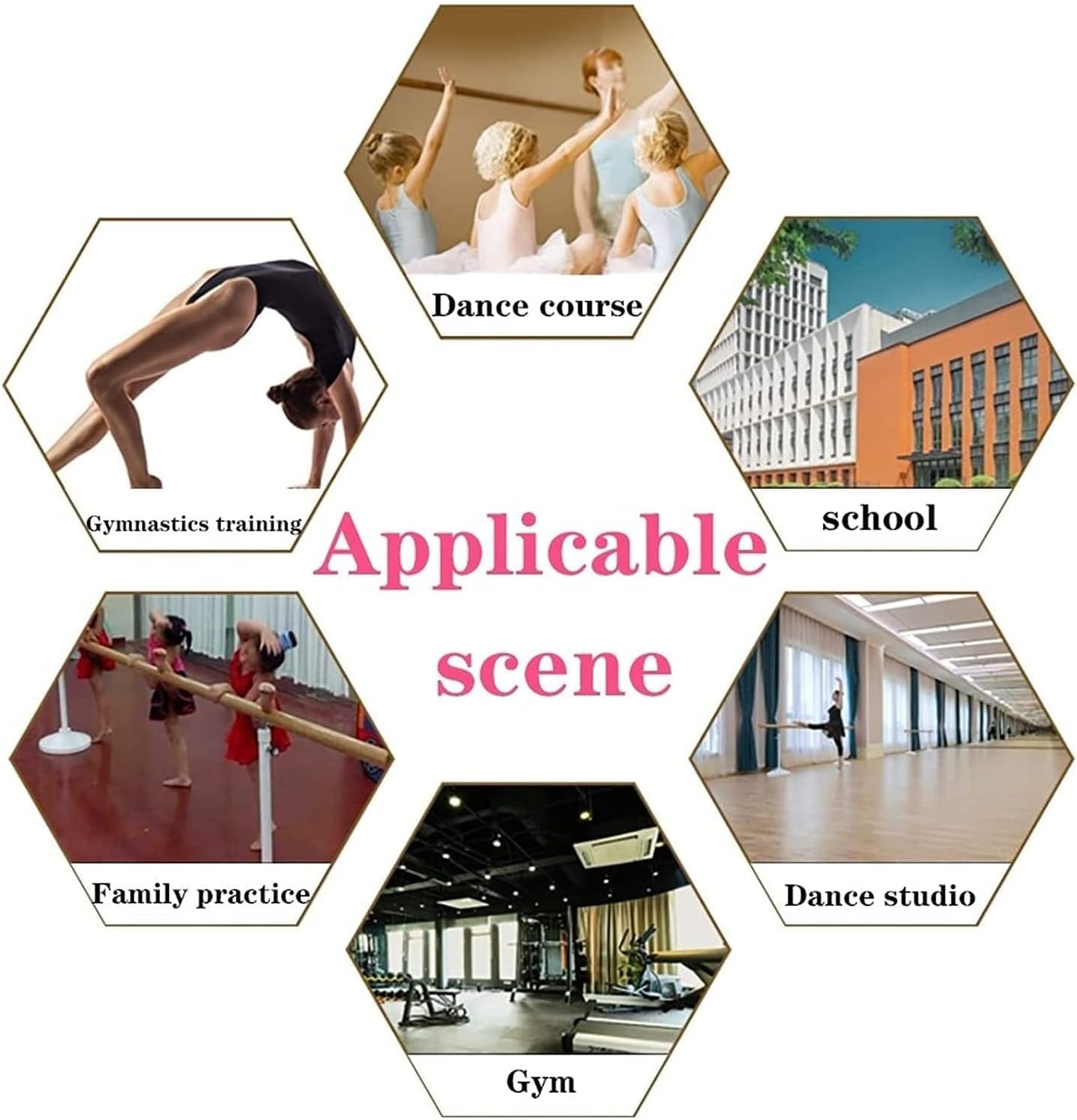 ERoomQ Portable Training Stick with Foldable Solid Wood Dance Practice Pole, Suitable for Children and Adults to Exercise