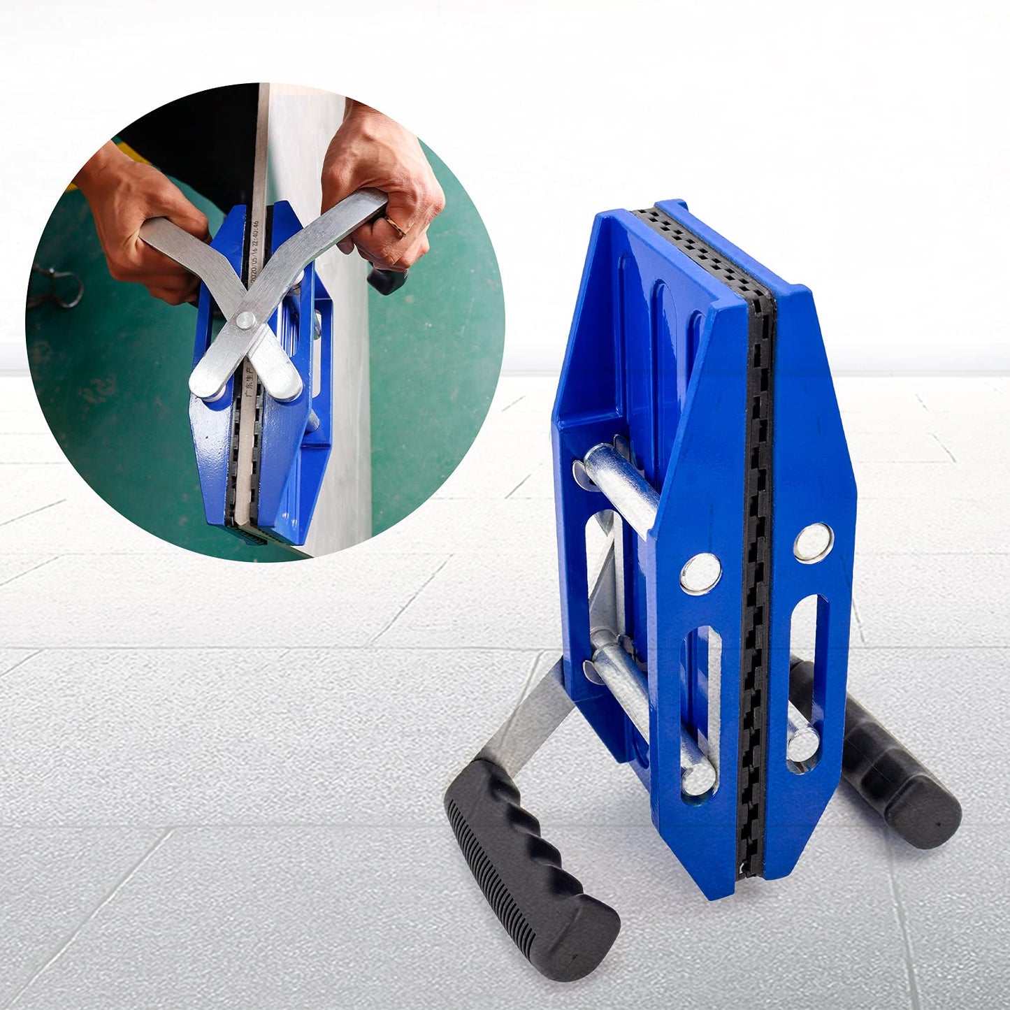 HIGHTOP A Pair Granite Slab Carrying Clamps,Double Handed Stone Panel Carriers Lifting Tools, Heavy Duty lifting clamps for Marble, Glass, Slabs and Plywood
