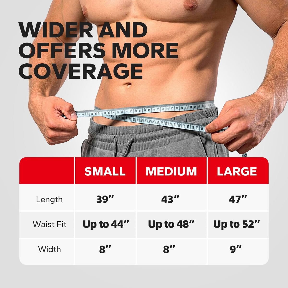 BraceBull Waist Trimmer for Women and Men, Strong Core Waist Trainers for Women Belly Fat, Adjustable Sweat Band for Stomach Weight Loss for High-Intensity Training & Workouts Black