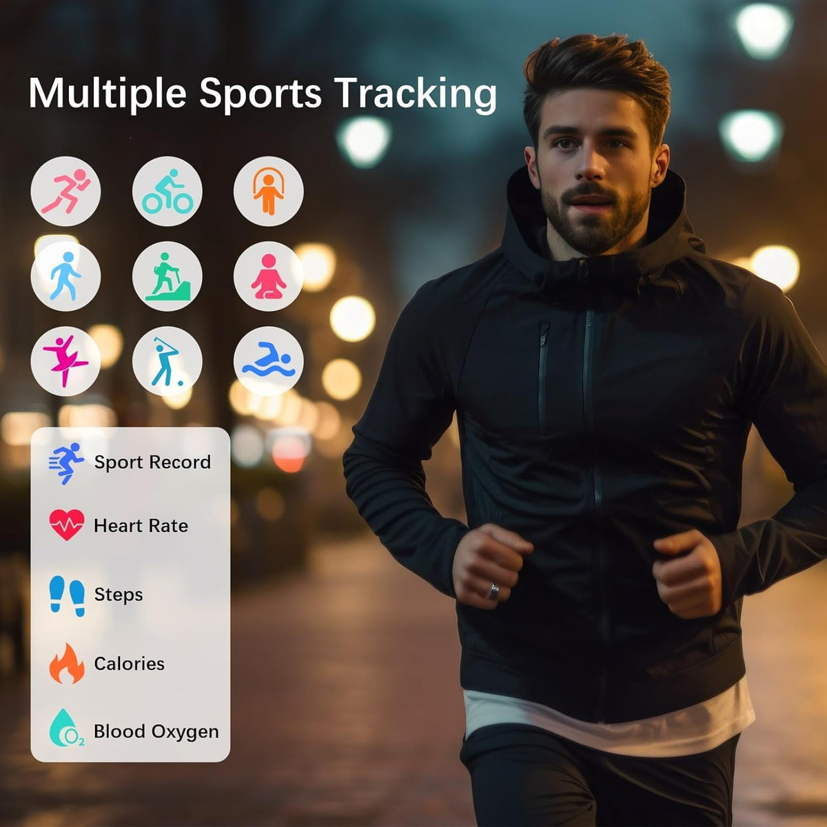 Smart Rings for Women Men, Fitness Ring with Heart Rate, Blood Oxygen, HRV, Stress, Sleep Tracker, Step Tracker, No Subscription Fee, lP68 Waterproof Smart Ring for iPhone & Android (Black 12#)