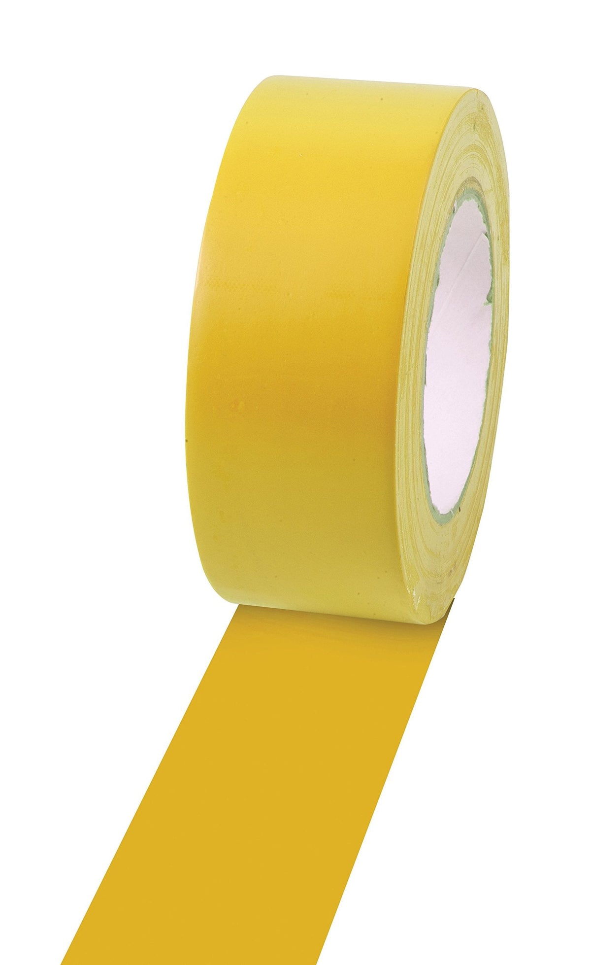 Champion Sports Vinyl Tape, 2” Wide x 60 Yards Long, Yellow - Durable Floor Marking Tape - Schools, Gyms, Restaurants
