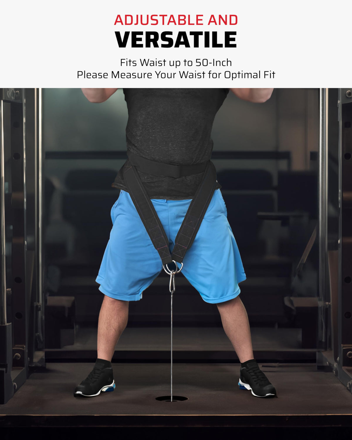 THEFITGUY Sprint & Lower Body Power Bundle – Coach Resistance Belt and Squat Belt