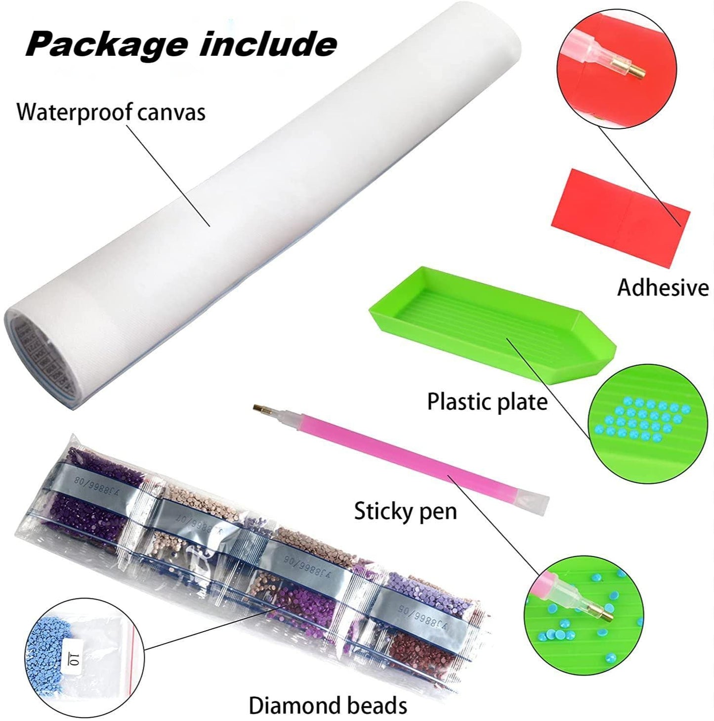 HONGJIE 5D DIY Diamond Art Painting Kits Horror Movie 16X20 Inches for Adults,Full Round Drill Rhinestone Embroidery for Wall Decoration and Gifts.