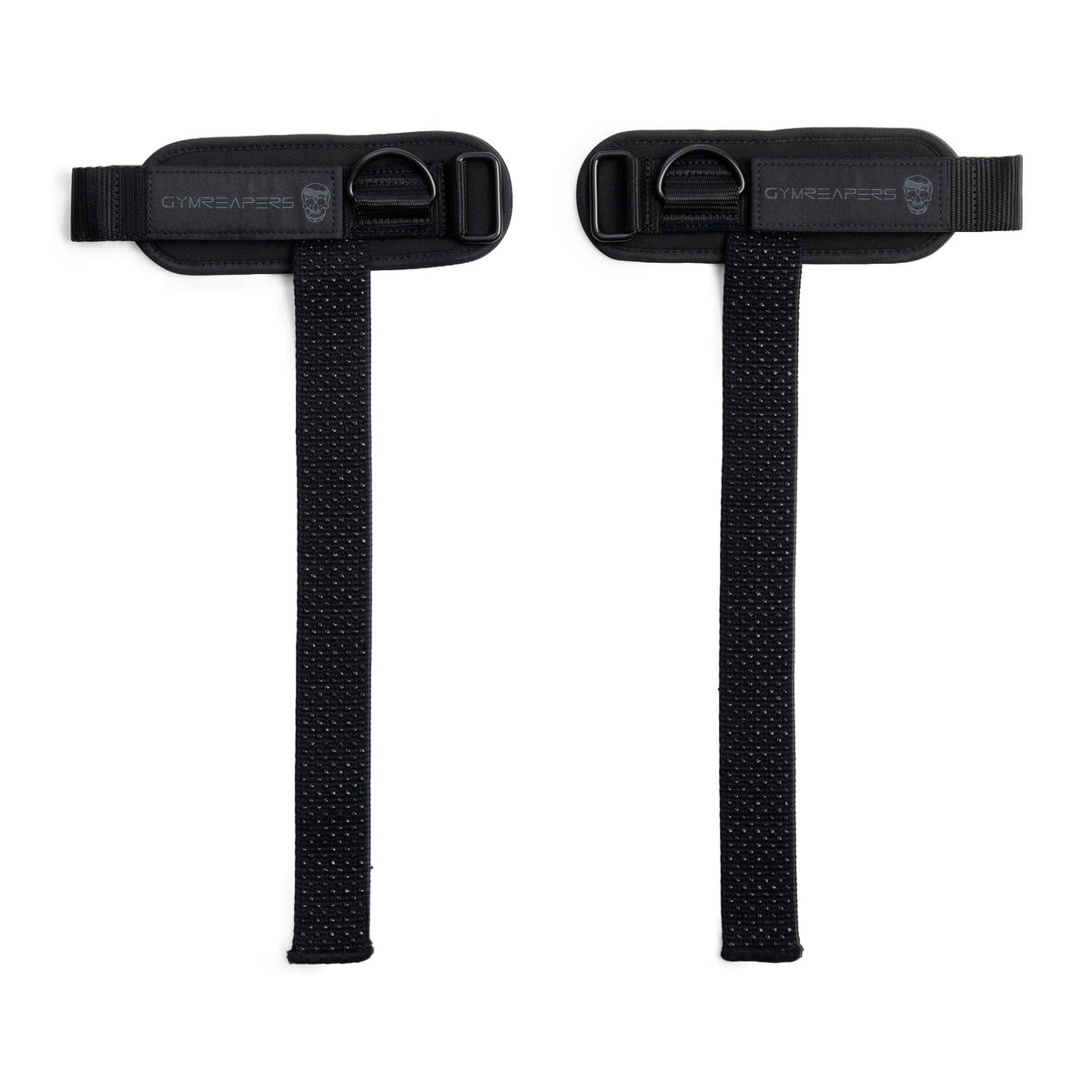 Gymreapers GripLink Lifting Straps, Black/Black