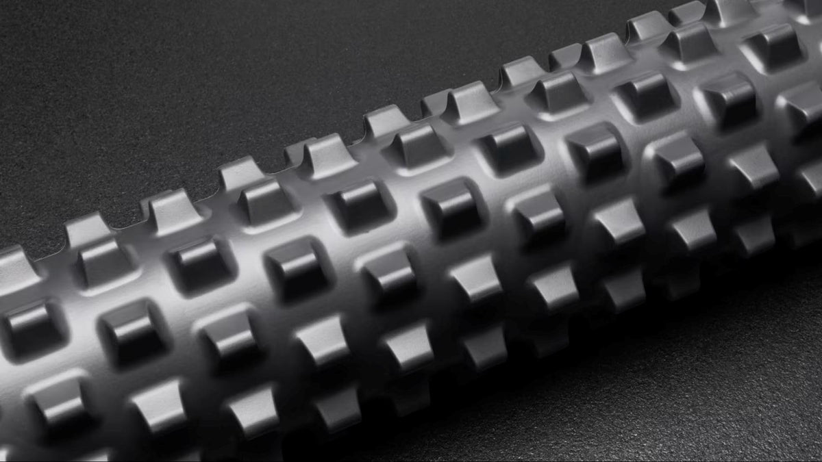 RumbleRoller Extra Firm Foam Roller Deep Tissue Massage Roller for Muscle Recovery (31 Inches Full Size)