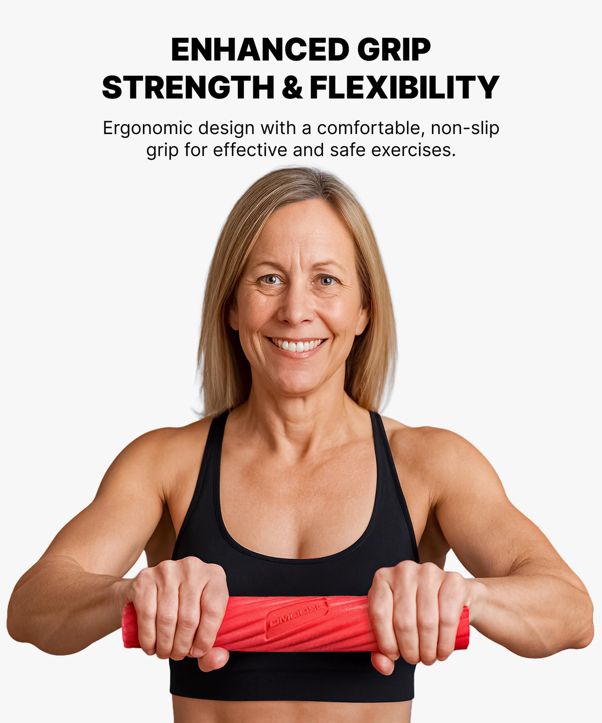 DMOOSE FITNESS Flex Bar (3 in 1-Red, Green & Blue)