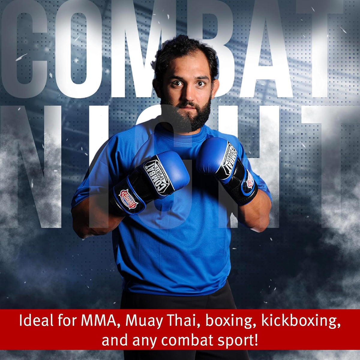 Combat Sports Max Strike MMA Training Gloves, Open Palm Fingerless Gloves for MMA, Muay Thai, and Kickboxing (Black, Large)