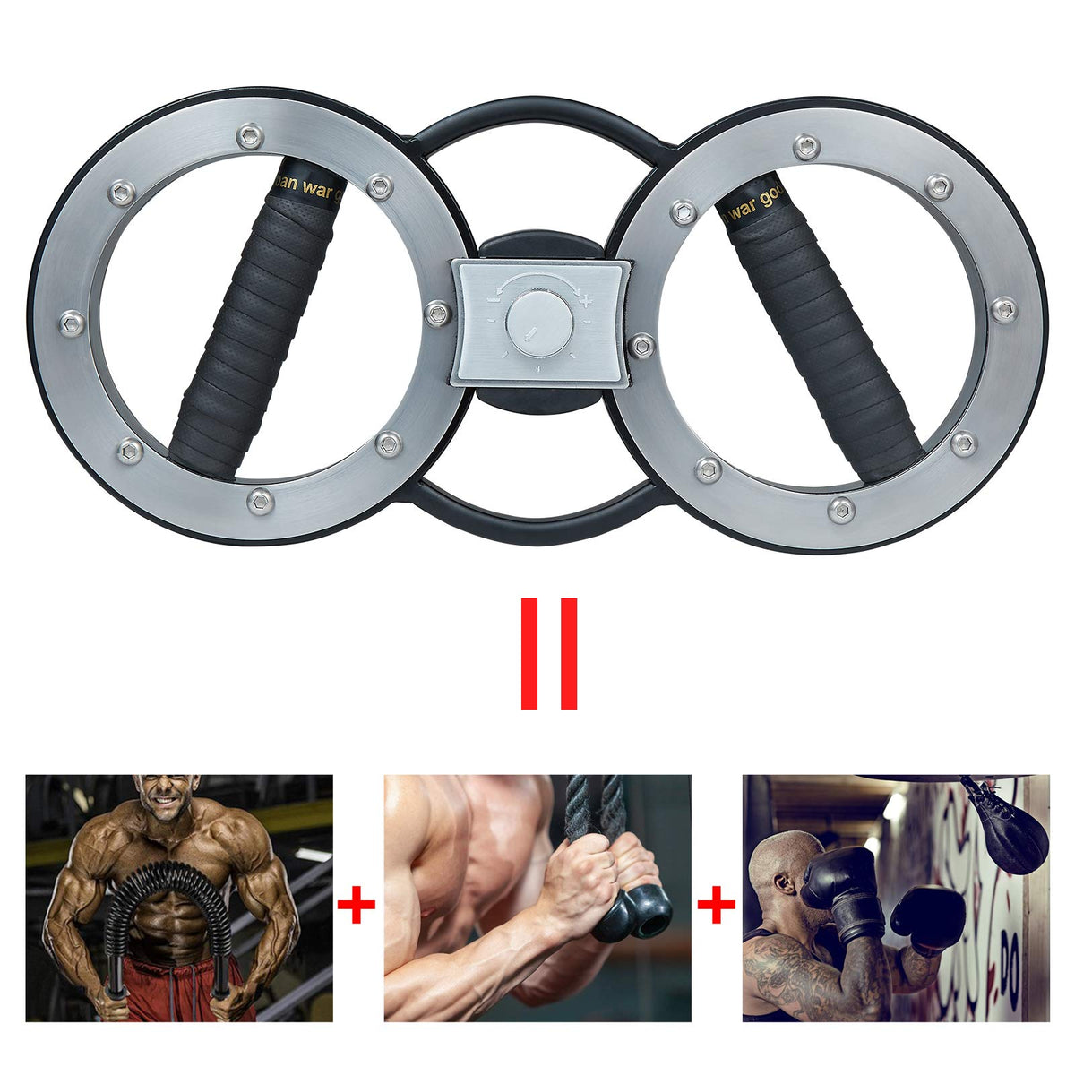 Spinning Burn Rotator Machine, Arm Workout Equipment for Men and Women, Forearm Trainer for Boxing, 12 Pounds Arm and Shoulder Strength Training for Home and Gym Workouts and Rehabilitation