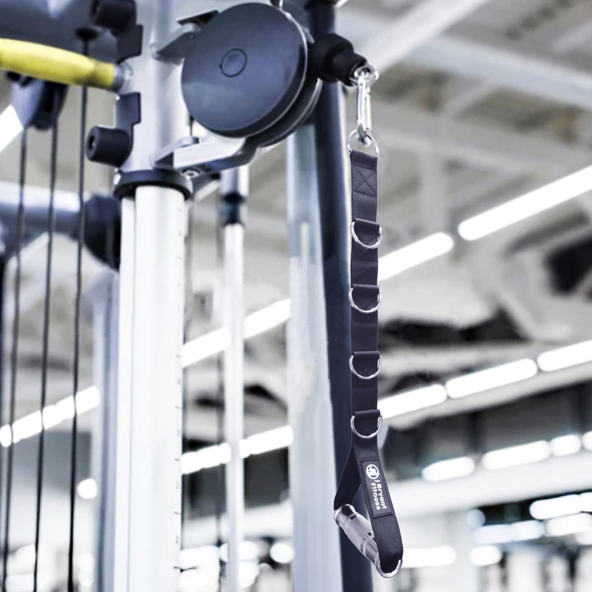 J Bryant Fitness Metal Gym Handles Multi D-Ring Handle Heavy Duty Aluminum Alloy Handle Grips Durable Workout Handles for Pulley LAT Pull Down System