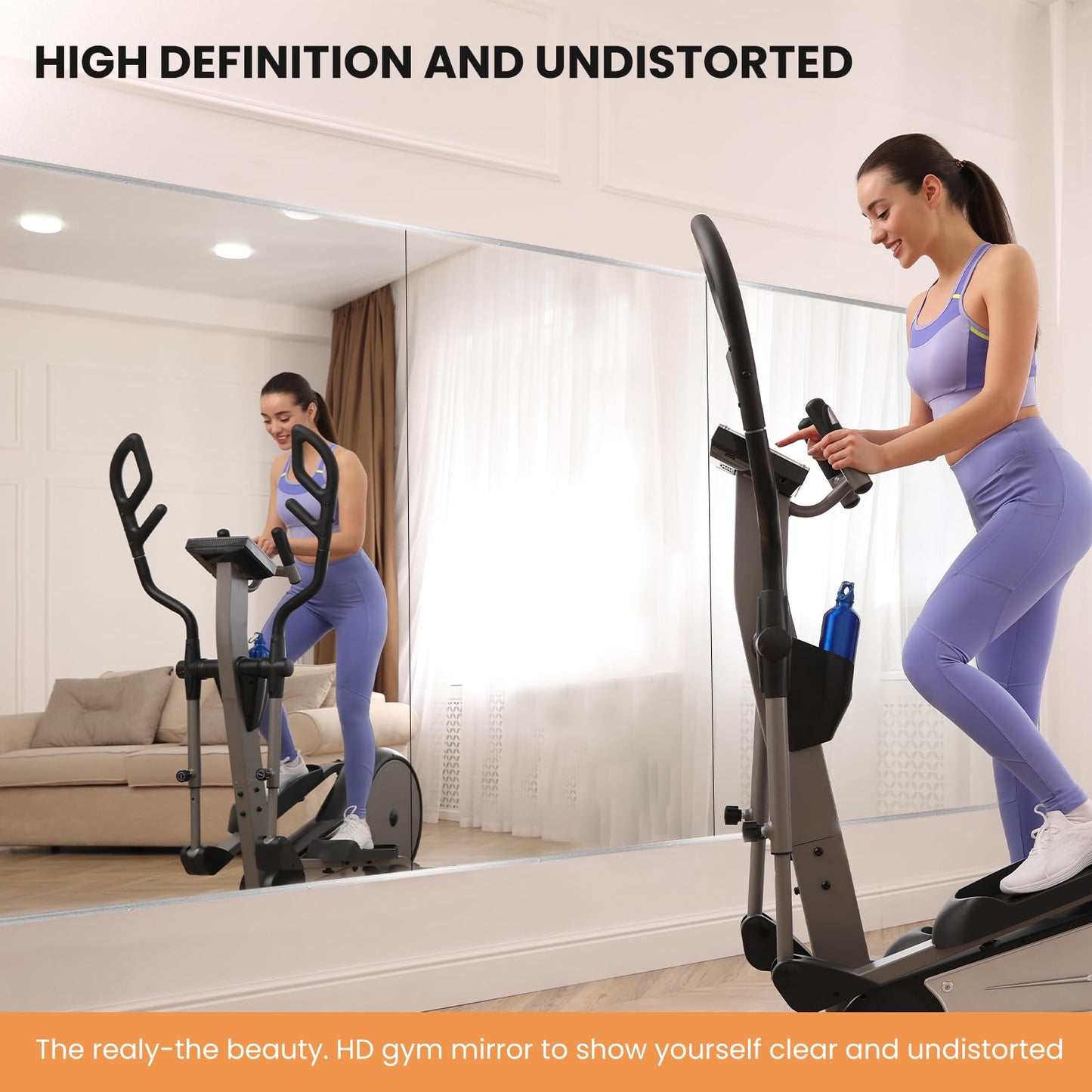 pertetey Home Gym Mirror, 63X28 Inch(Each)-2Pack Large Frameless Tempered Glass Full Body Wall Mounted Mirror for Gym, Yoga, Exercise, Dance Studio