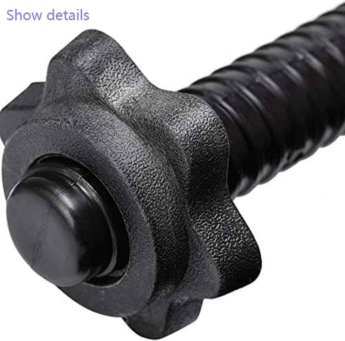 uncakil 2 Pairs Dumbbell Collars 1 inch Dumbbell Hex Nut 1 inch Barbell Collar Clamps Weight Clips for Dumbbells,Spinlock Collars for 1 Inch Standard Barbells Bars Sports Weight Lifting Fitness
