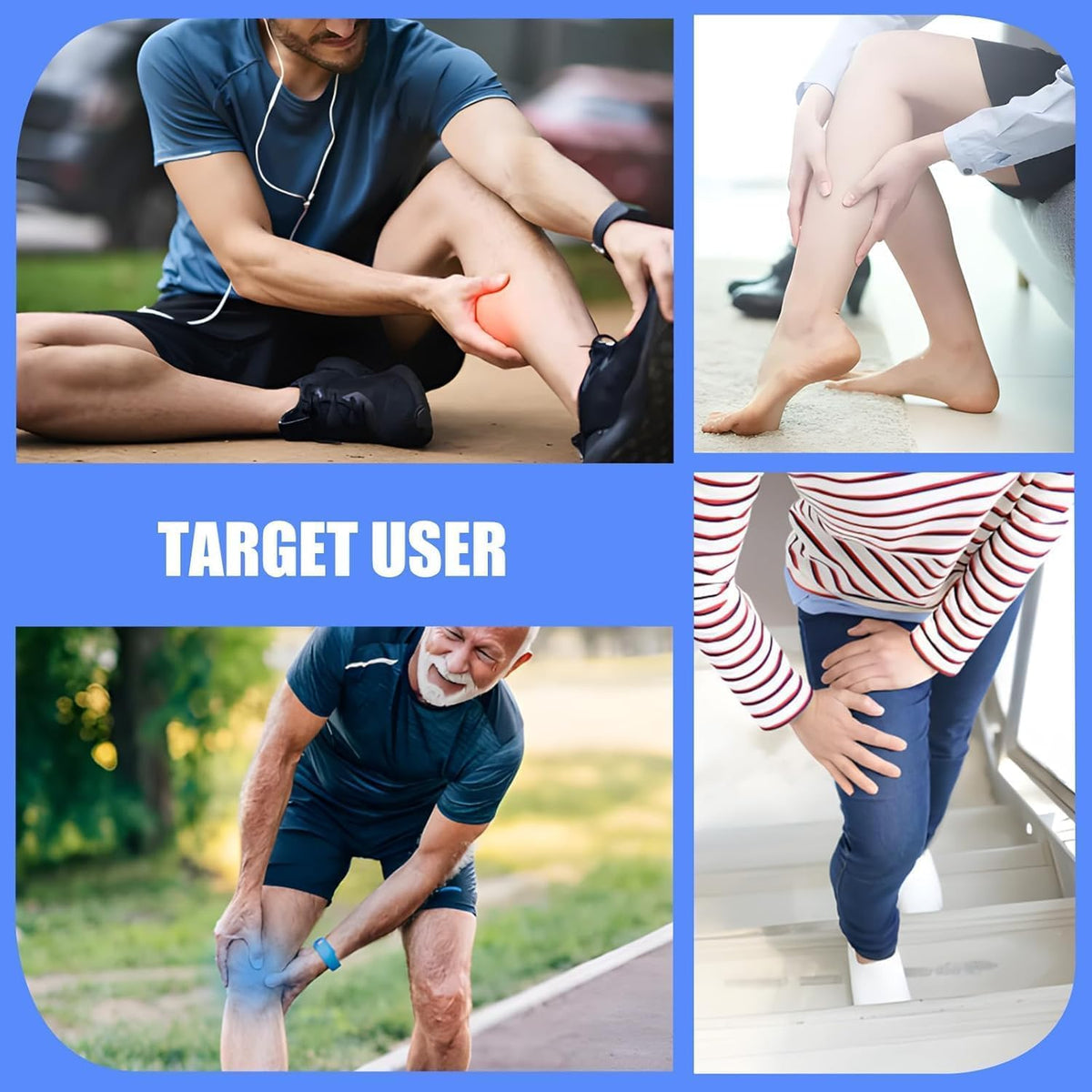 FinityPro FSA Air Compression Leg Massager for Circulation and Pain Relief, Full Leg Compression Boots with Adjustable Extension Straps for Foot Calf Thigh, 3 Modes & 20-Min Auto Shut-Off