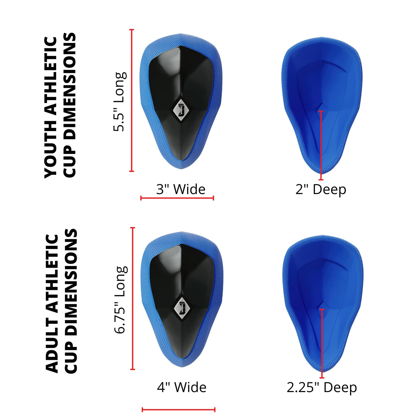 Diamond MMA Adult Athletic Cup Groin Protector w/Soft Rim | Adult Groin Guard for High Impact Sports, Combat Sports Like MMA, BJJ, Boxing, Muay Thai | Shock Absorbent, No-Shift Sports Cups for Men