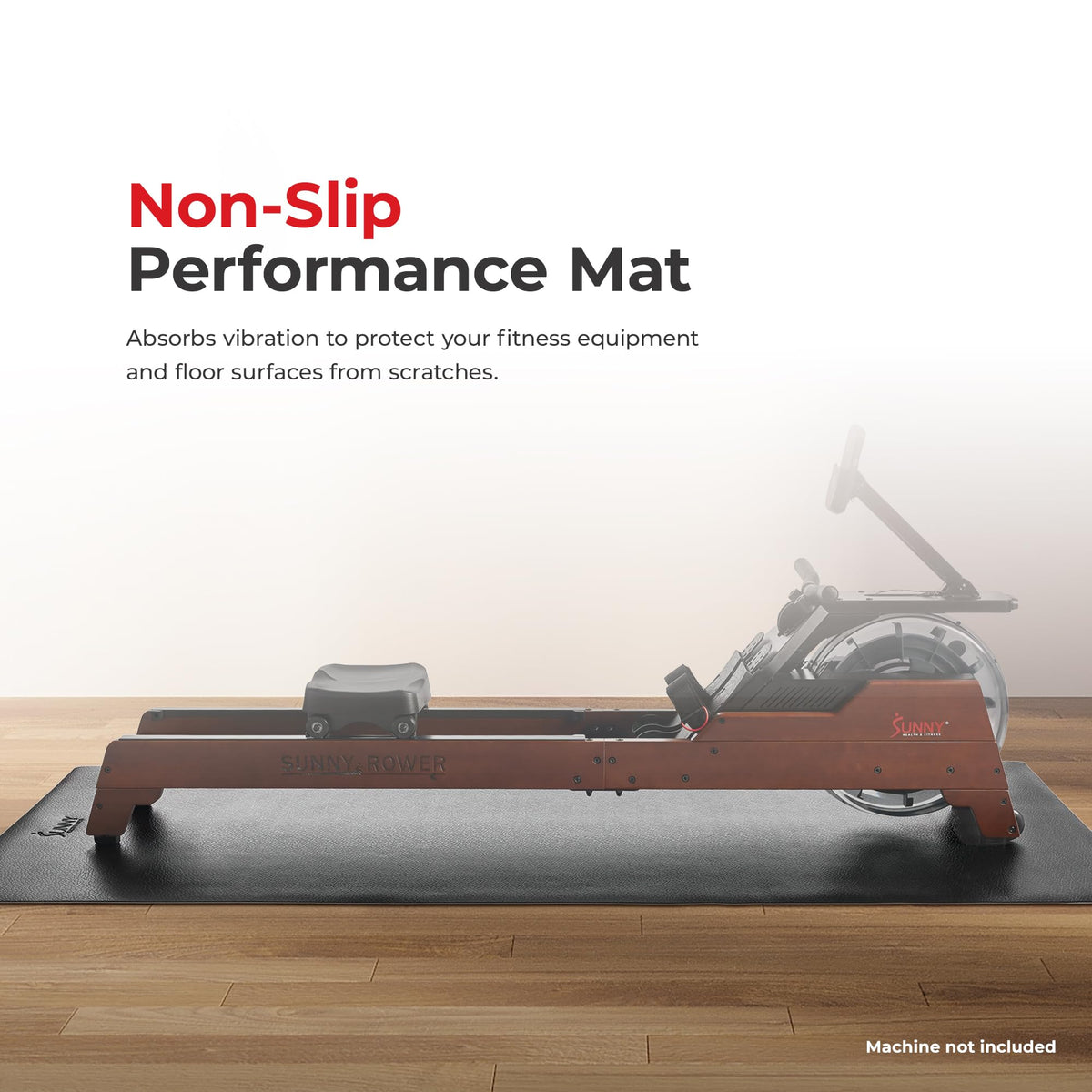 Sunny Health & Fitness Sunny Health & Fitness NO. 074-L Treadmill Mat, Large'