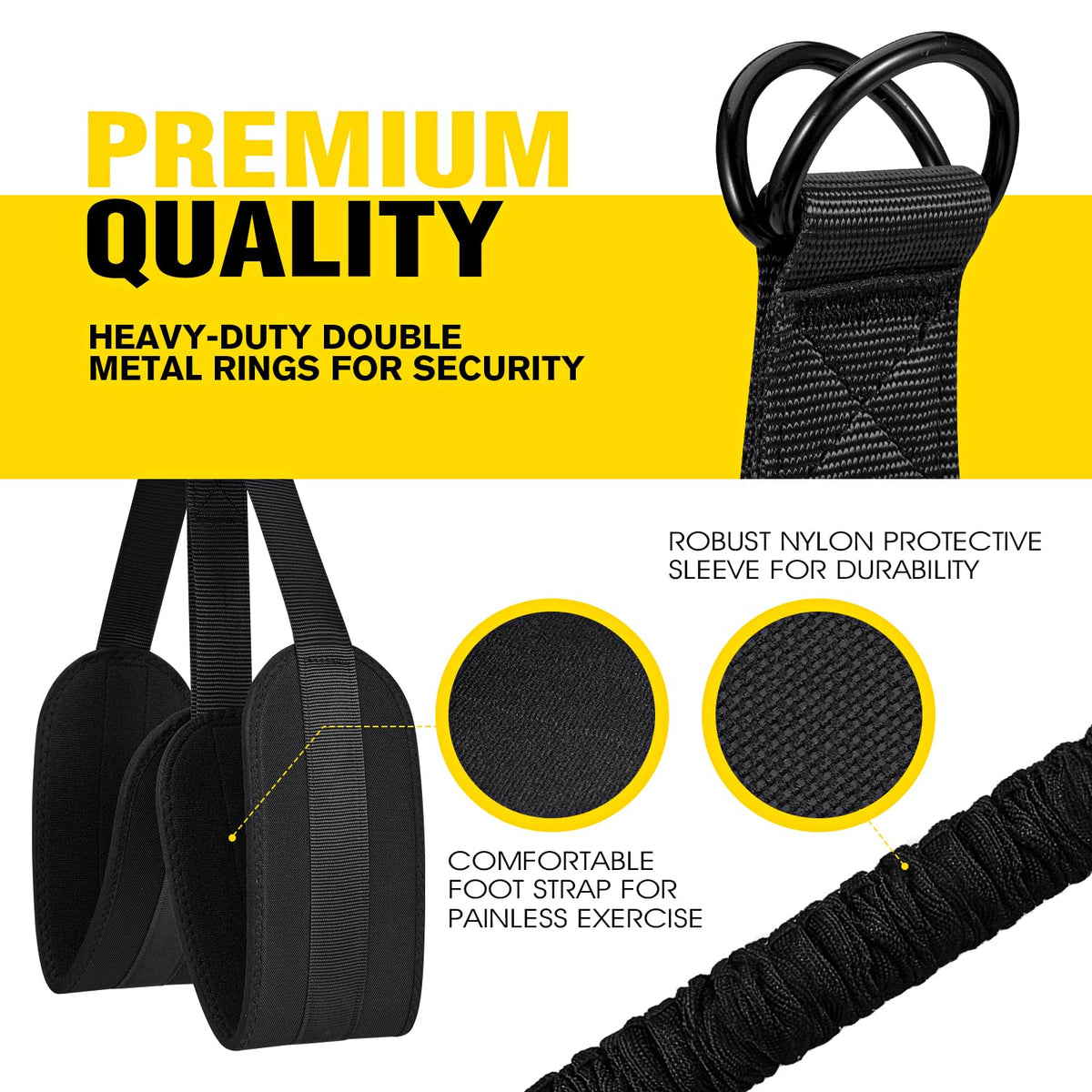 Ayombo Pull Up Assistance Bands, Resistance Bands for Pull Up Bar Workout, Adjustable Heavy Duty Pull Up Assist Equipment with 4 Assistance Bands, Home Gym Strength Training, Fitness Best Partner