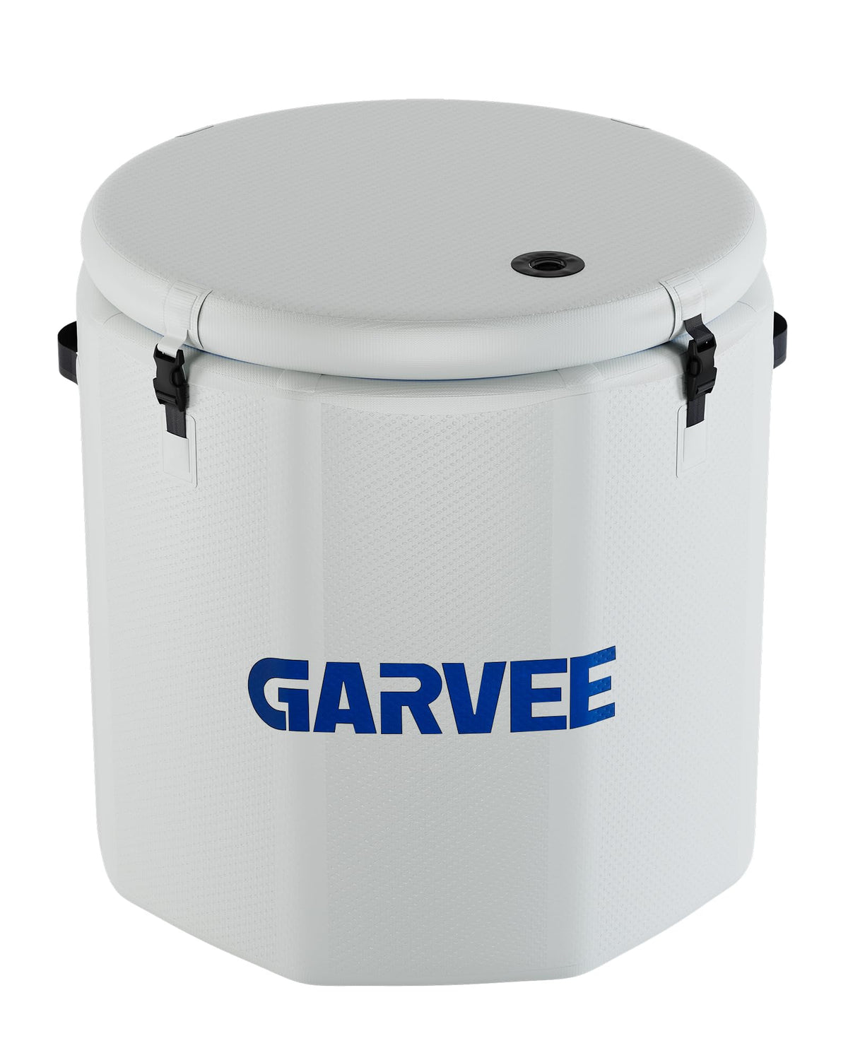 XXL Ice Bath Tub for Athletes, Compatible with Water Chillers, 186-Gallon Inflatable Cold Plunge Tub with Insulated Lid, Portable for Outdoor & Indoor Recovery (White, 186Gallon)