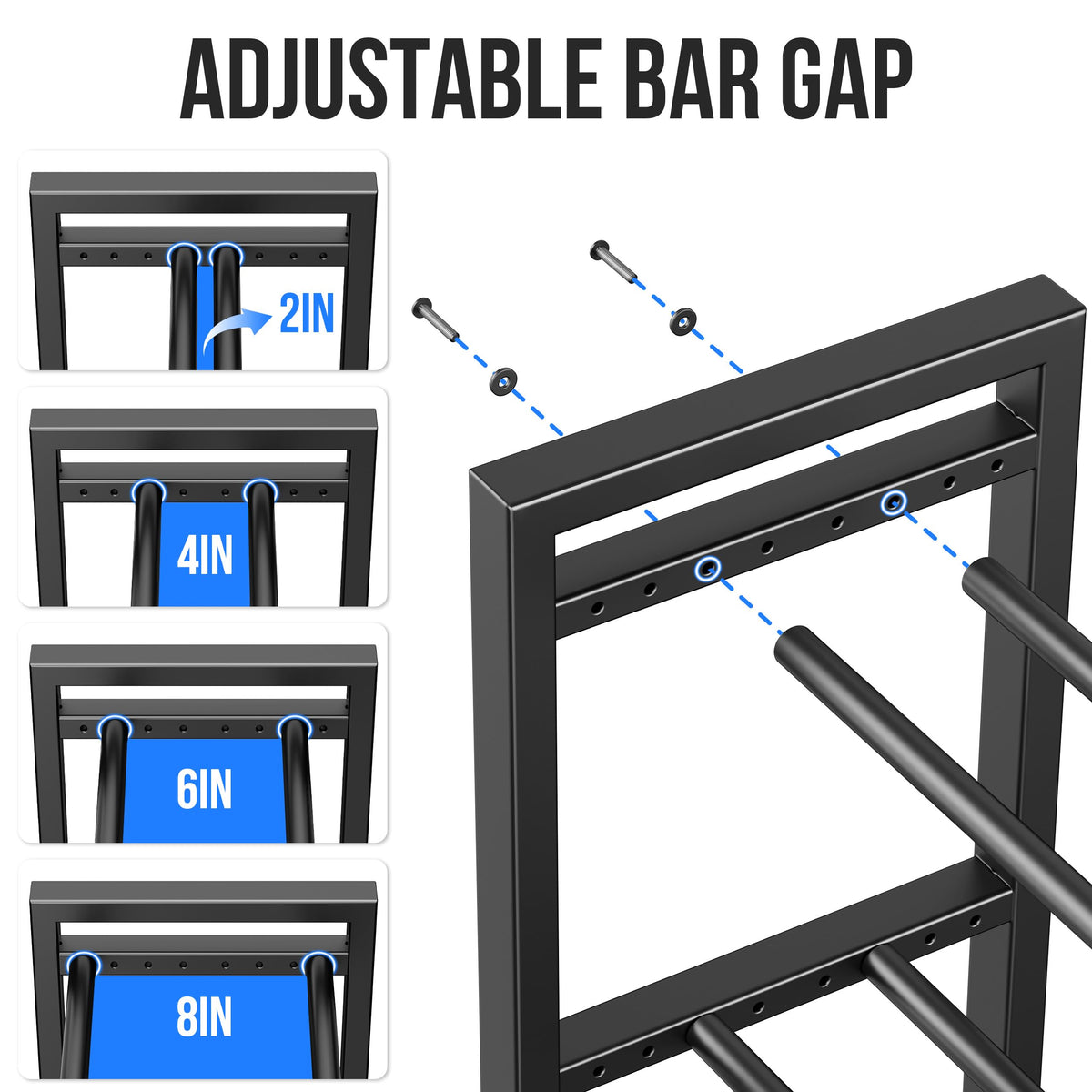 4 Tier Dumbbell Rack, Weight Rack for Home Gym, 1100 lb Capacity