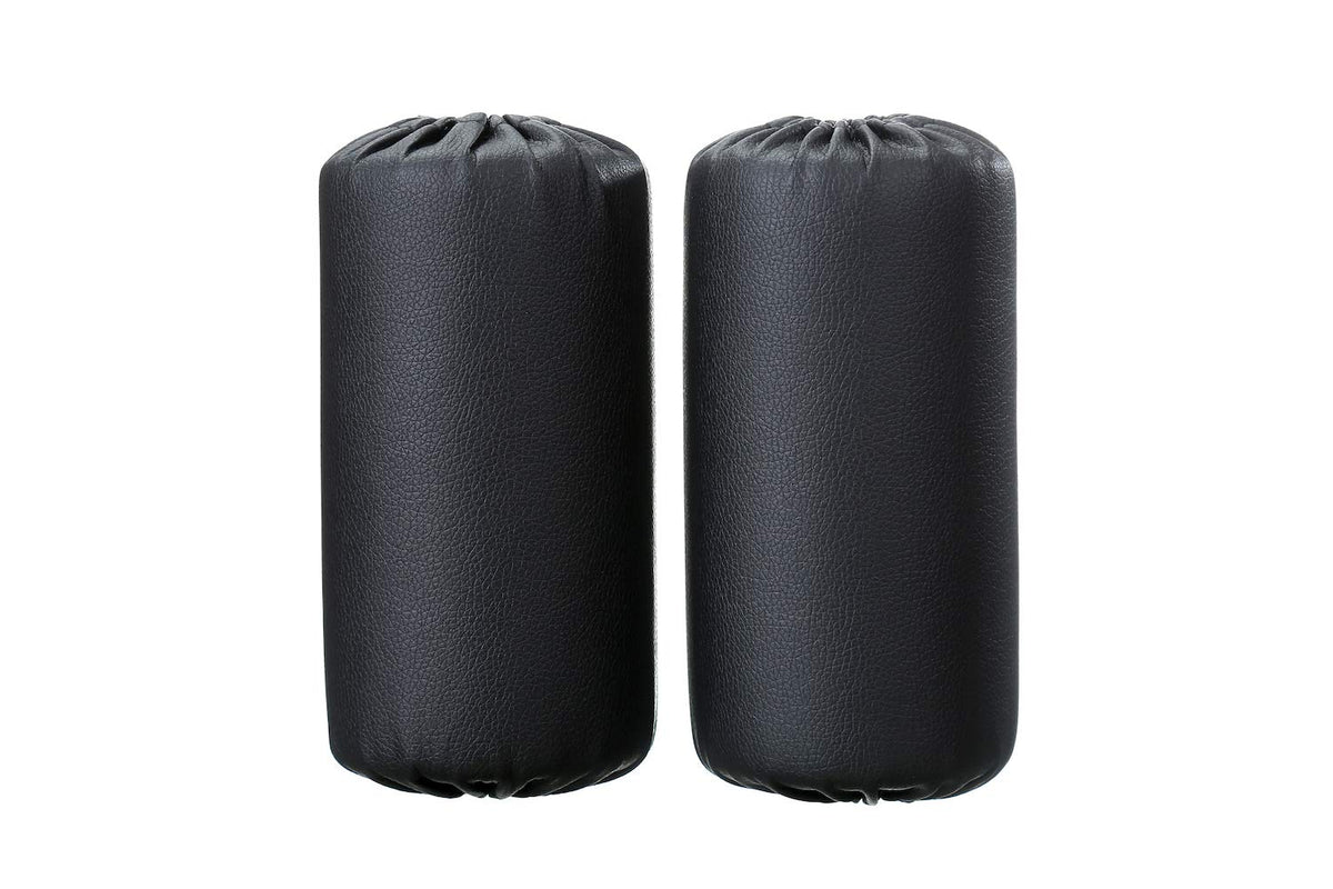 Foam Foot Pads Rollers Set of a Pair (7"x3.5"x20mm) for Home Gym Exercise Machines Equipments Replacements with 1 Inch Rod