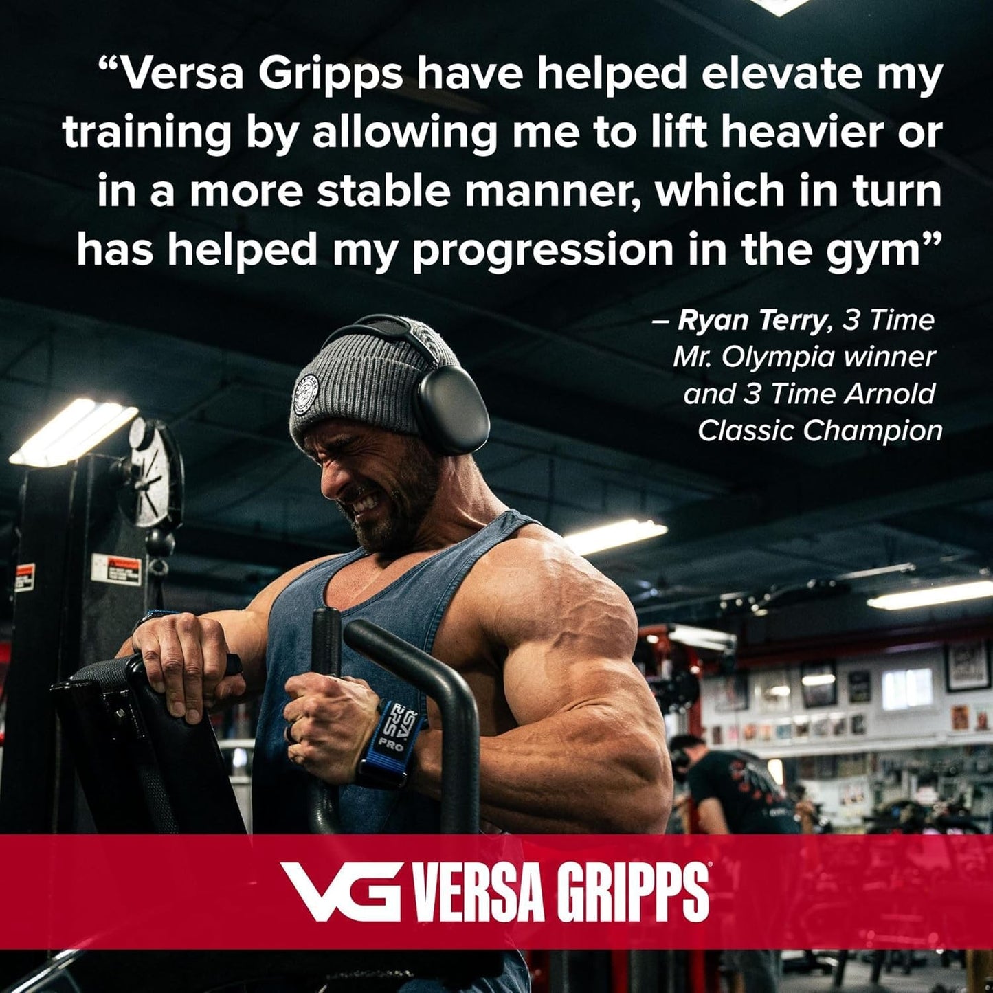 Versa Gripps® Fit Pro, Made in the USA, Wrist Straps for Female Athlete, the Best Training Accessory, Midnight, S
