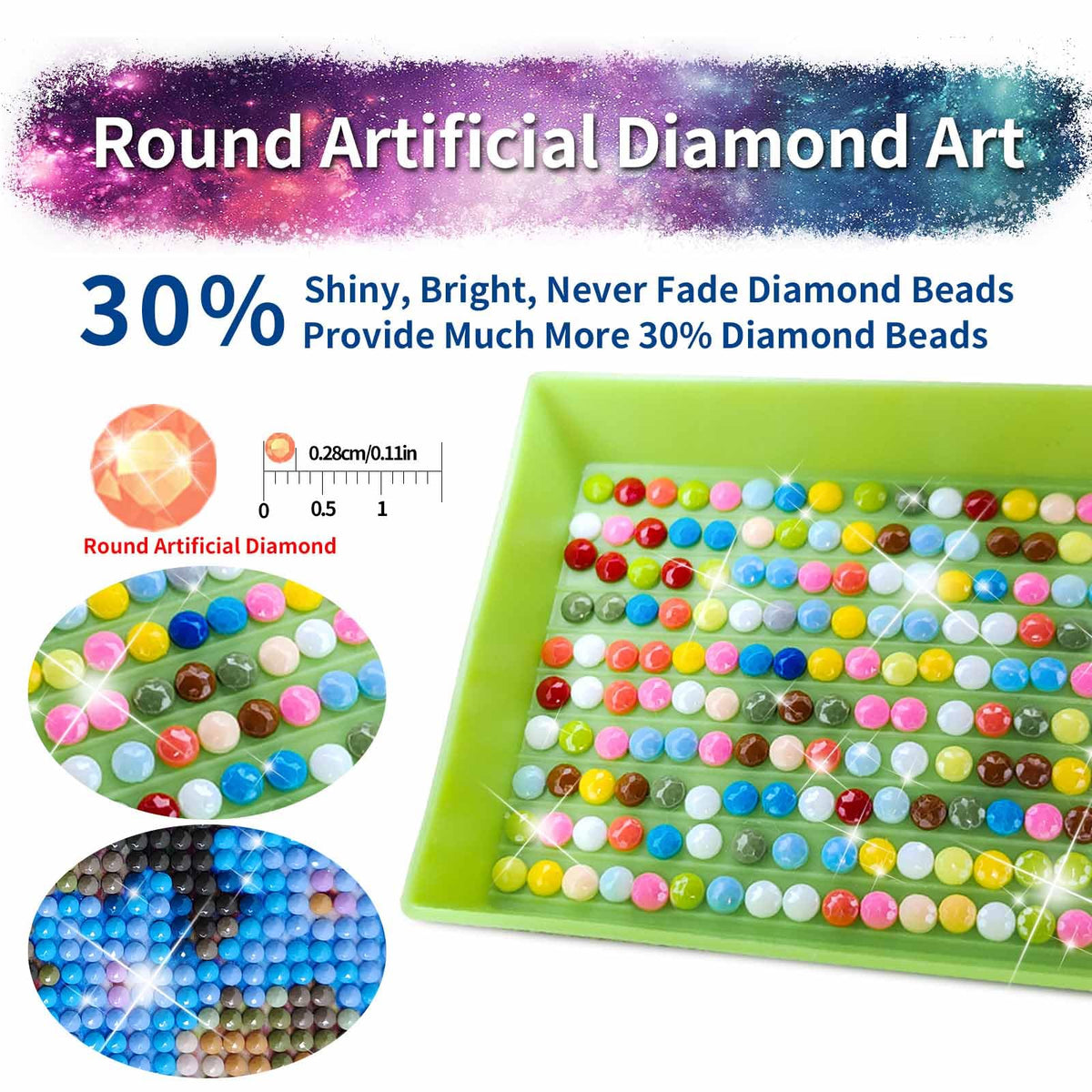 YALKIN 5D Diamond Painting Kits for Adults, Large Street View Diamond Art Kits Full Drill Diamond Painting Kit for Adult Beginners, DIY Crystal Picture Art for Home Wall Decor 40 x 70cm/15.7 x 27.6in