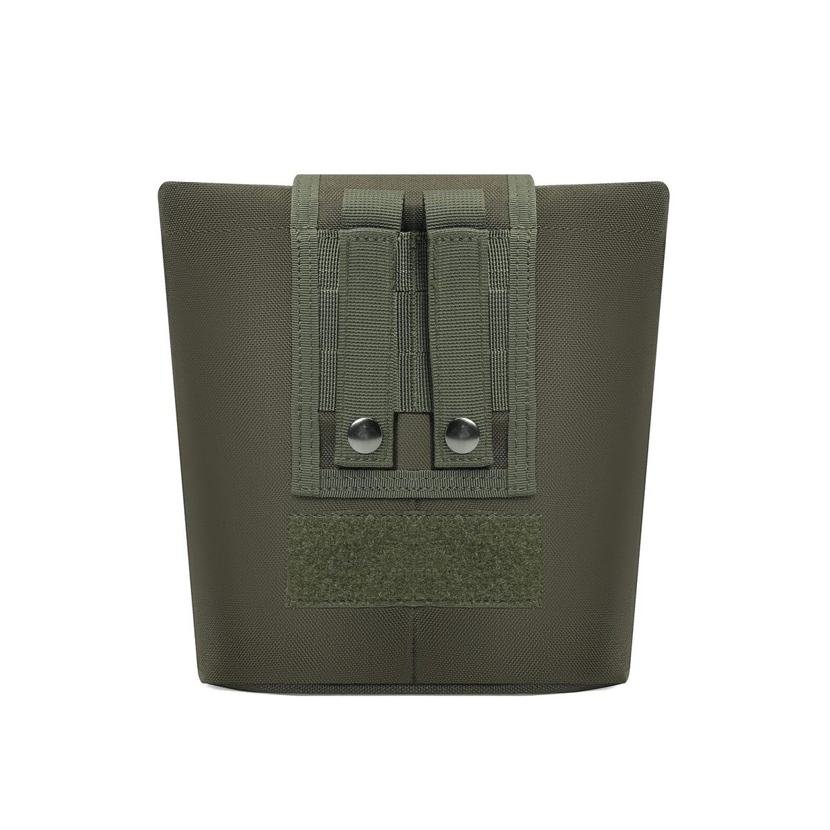 TACNEX Dump Pouch for Duty Belt Battle Belt Roll Up Utility Tool Bag Magazine Drop Pouch w/MOLLE Clip Drawstring Open Foldable Recovery Storage Pack (Ranger Green)