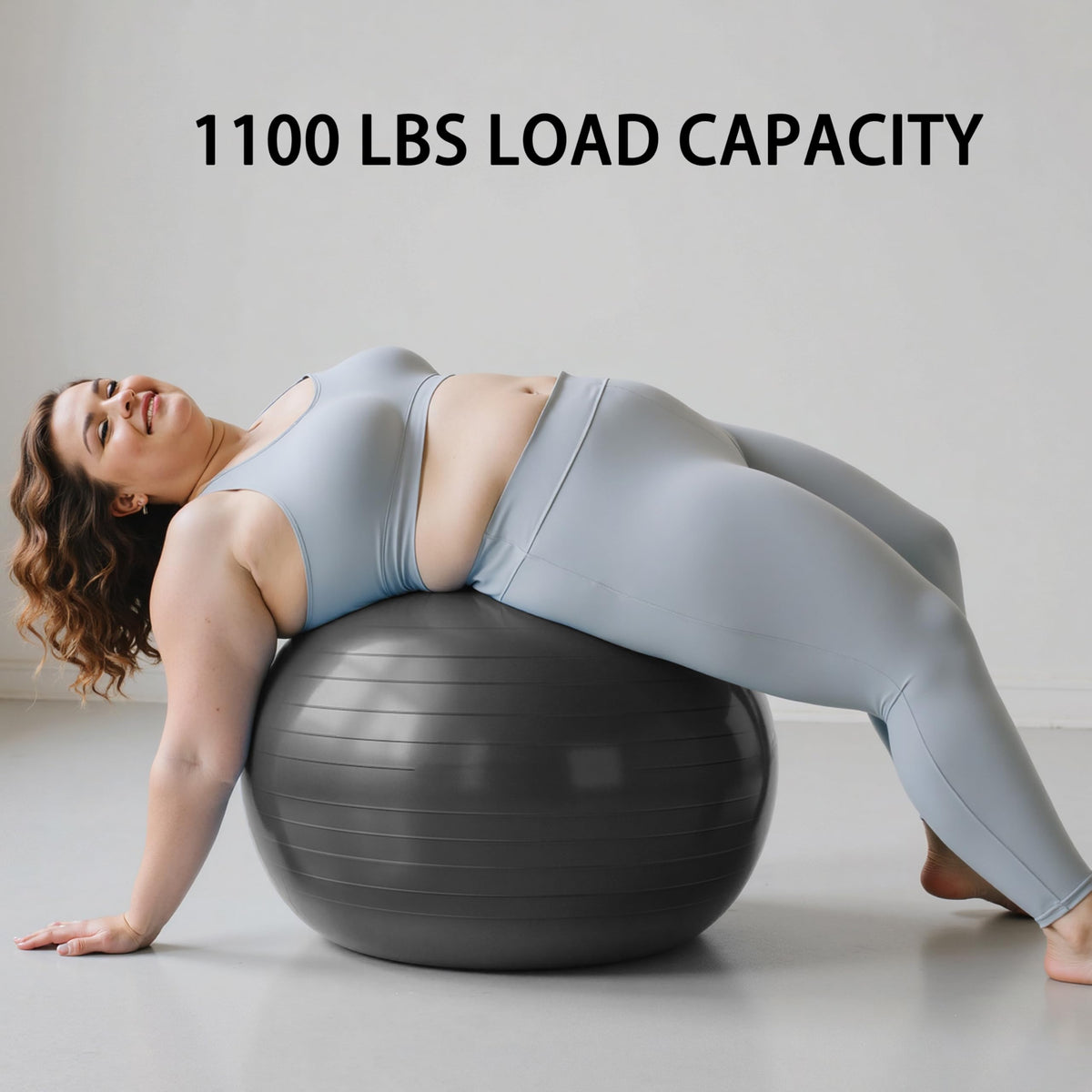 FITMIND Yoga Ball set-55cm&25cm(Black)