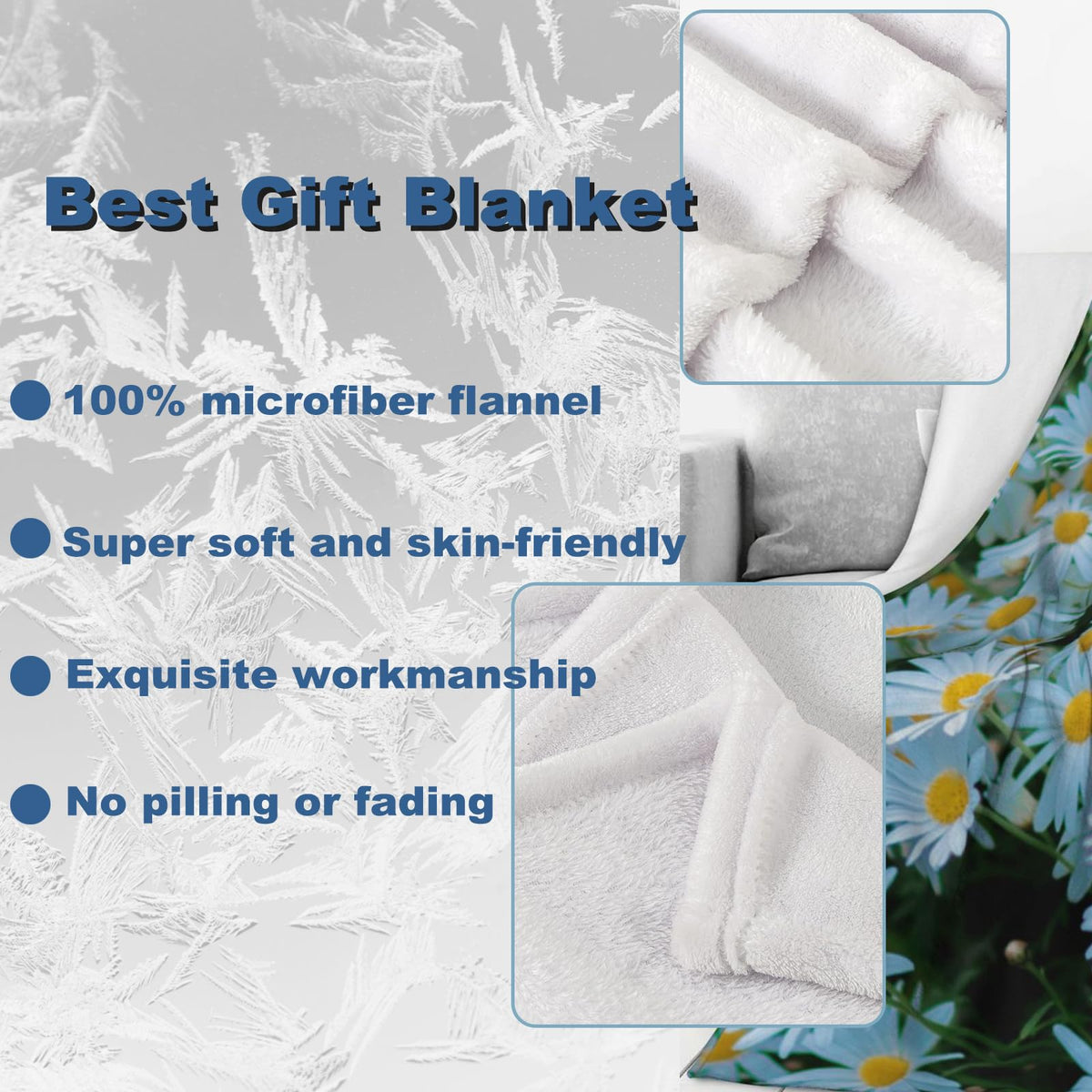 Plistiz Goth Black Cat Elegance Throw Blanket 50x60 Inch, Floral and Gothic Blankets for Unique Home Decor, Flannel Polyester, Black Cat for Cat Lovers Women