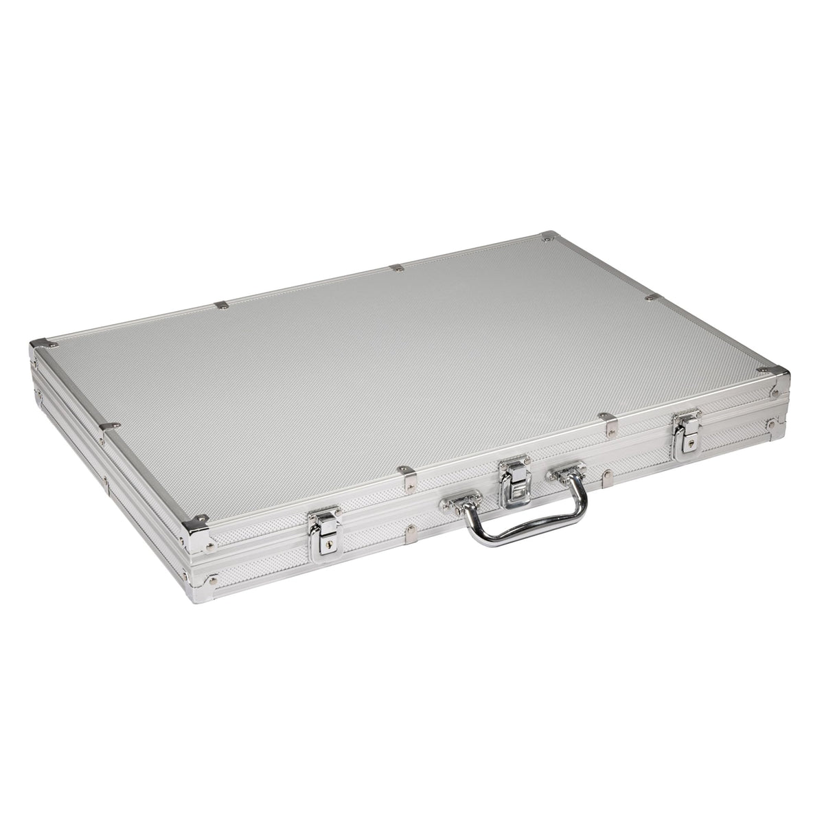 Playzaic 1000-piece Aluminum Poker Knights Poker Chip Case - 13.5-gram Heavy Clay Composite Set - Casino Chips for Texas Holdem, Blackjack - Betting Game Accessories