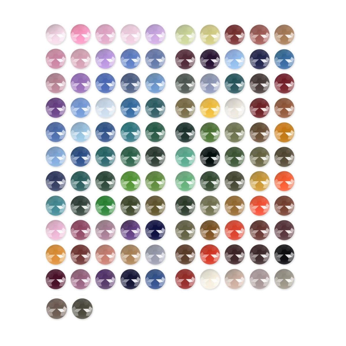 113 Colors Diamond Painting Beads 22600 Pieces 5D Round Drills Gem for Diamond DIY Art Accessories (Color Codes 150 to 581)