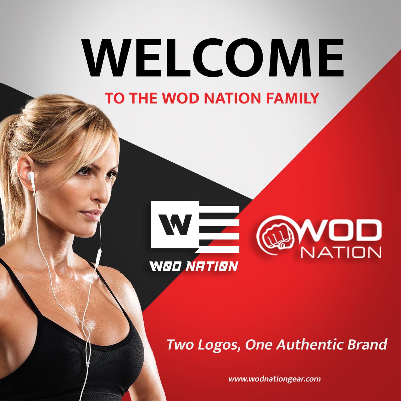 WOD Nation Jump Rope - Black Alloy Steel Handles - 11 ft, 2.2 mm & 3.3 mm Cables - Weighted & Speed Cable System for Fitness Skipping Rope Men & Women