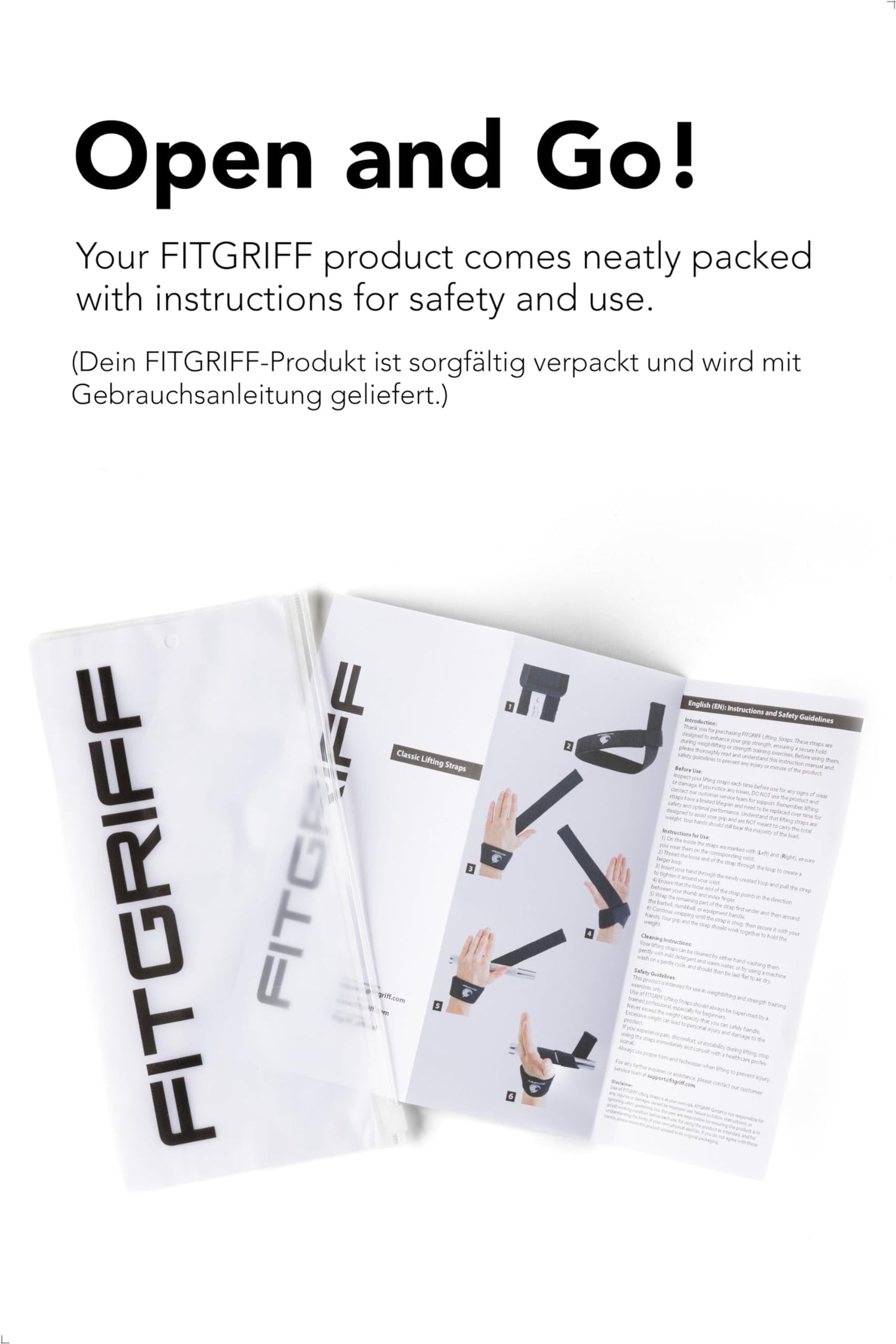 Fitgriff® Lifting Wrist Straps for Weightlifting, Gym, Deadlift, Workout (Made of Premium Cotton & Padded) - Men & Women (Standard, Black/Pink)