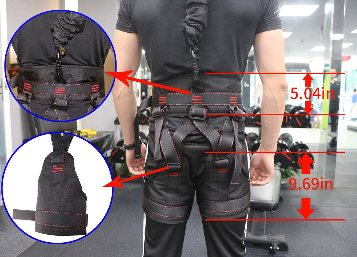 DASKING Upgraded Version Heavy Yoga Bungee Rope Resistance Belt Bungee Workout Grawyti Training Tool Equipment for Home Gym Yoga (Weight Class -2)