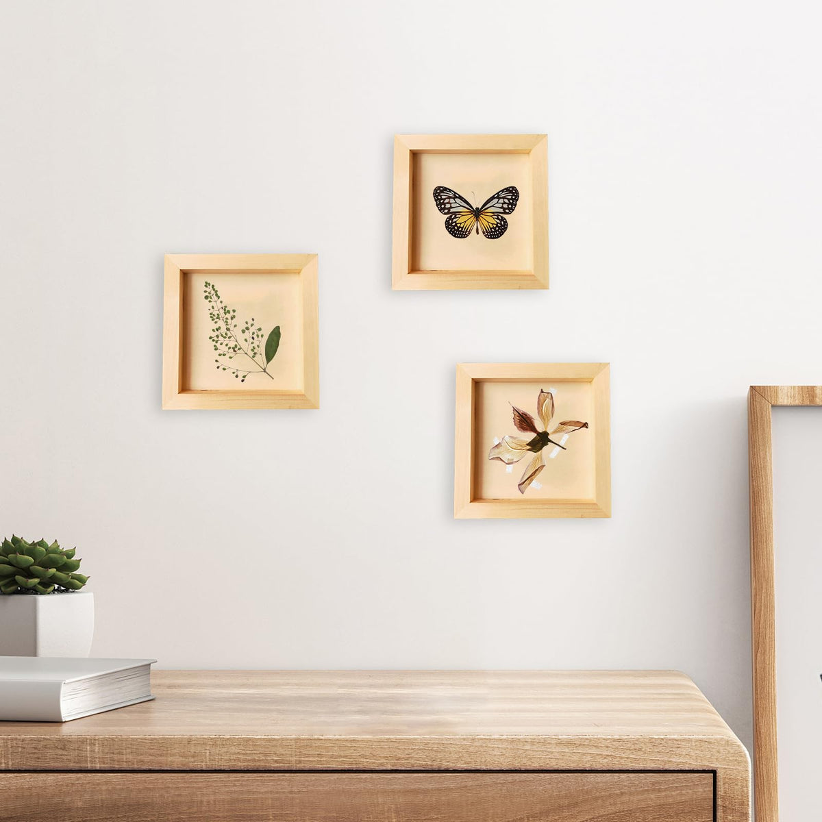 12 Pack Unfinished Wooden Canvas Board 5 x 5 inch Wood Panel Boards Square Wood Panels Blank Boards for Painting, Pouring, Burning, Arts Use with Oils, Acrylics and DIY Craft Projects