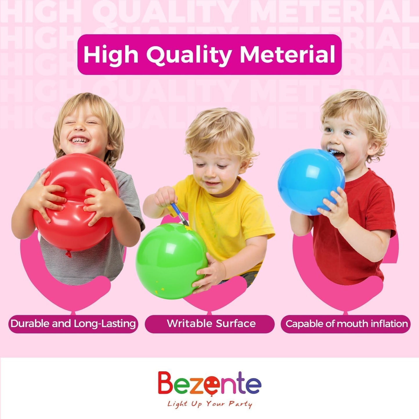 Bezente Black Giant Balloons 36 Inch - 8 Pack Jumbo Large Round Latex Balloon for Photo Shoot Birthday Graduation Bridal Shower Gender Reveal Halloween Party Decorations