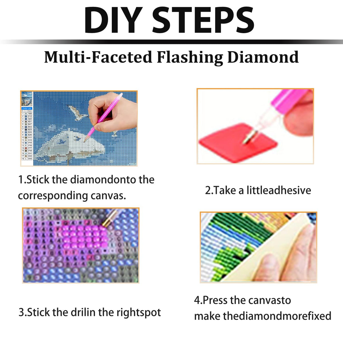 Pxzcrypha 3 Pack Beach Diamond Art Kits for Adults, 5D Beach Diamond Painting Kit for Adults Beginners,DIY Full Drill Paint with Diamond Gem Art for Home Wall Decor 12x16inch