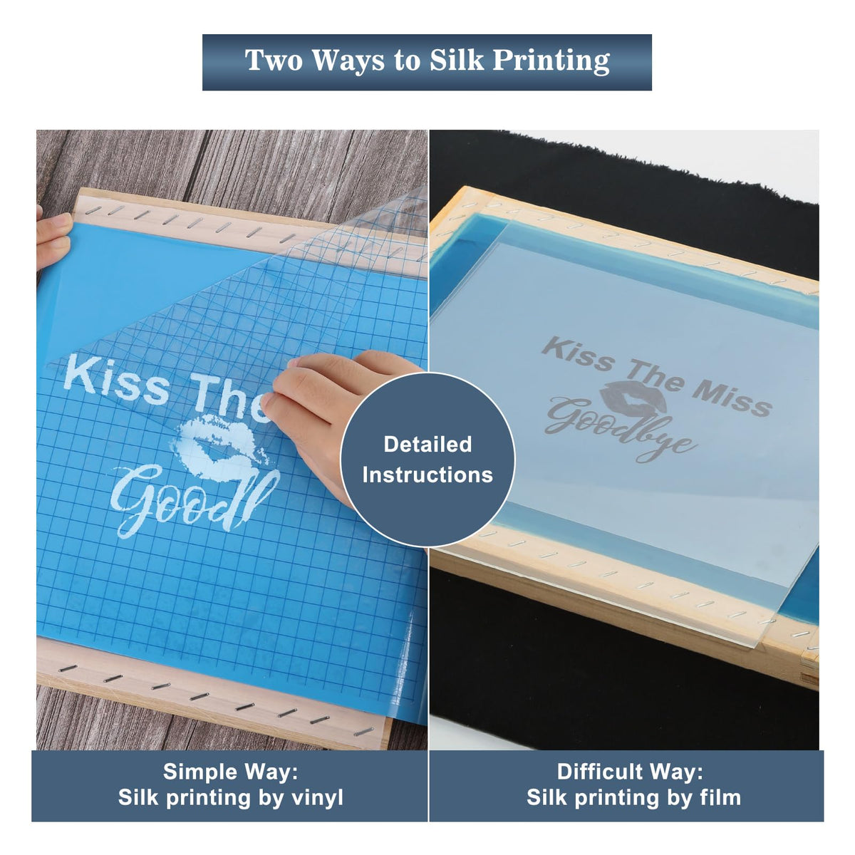 Pllieay 73 Pieces Screen Printing Kits, All-in-One Silk Screen Printing Kit, Screen Print Supplies Includes UV LED Exposure Screen Printing Light